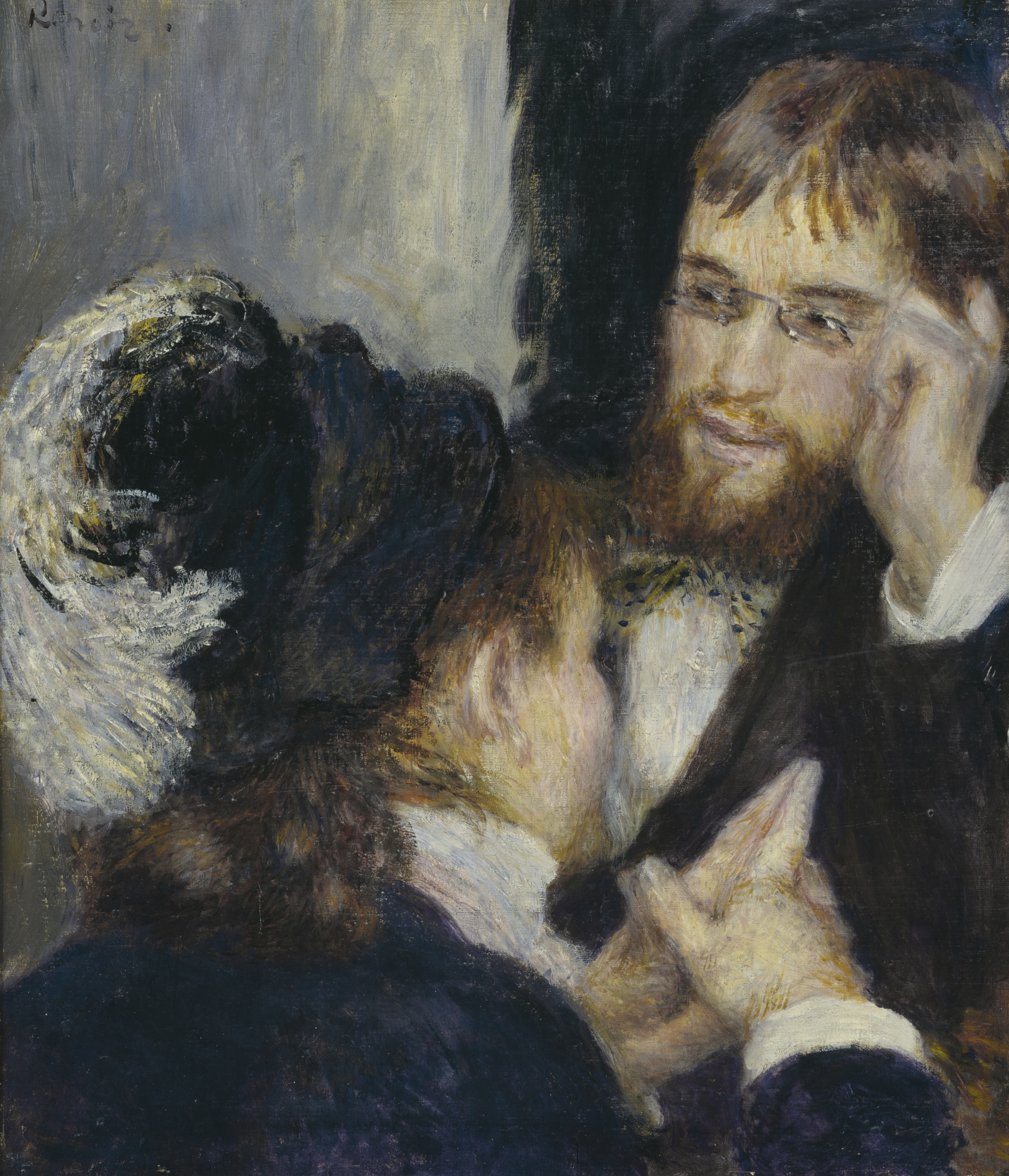 《对话》（Conversation）｜皮埃尔-奥古斯特·雷诺阿 Pierre-Auguste Renoir｜1878