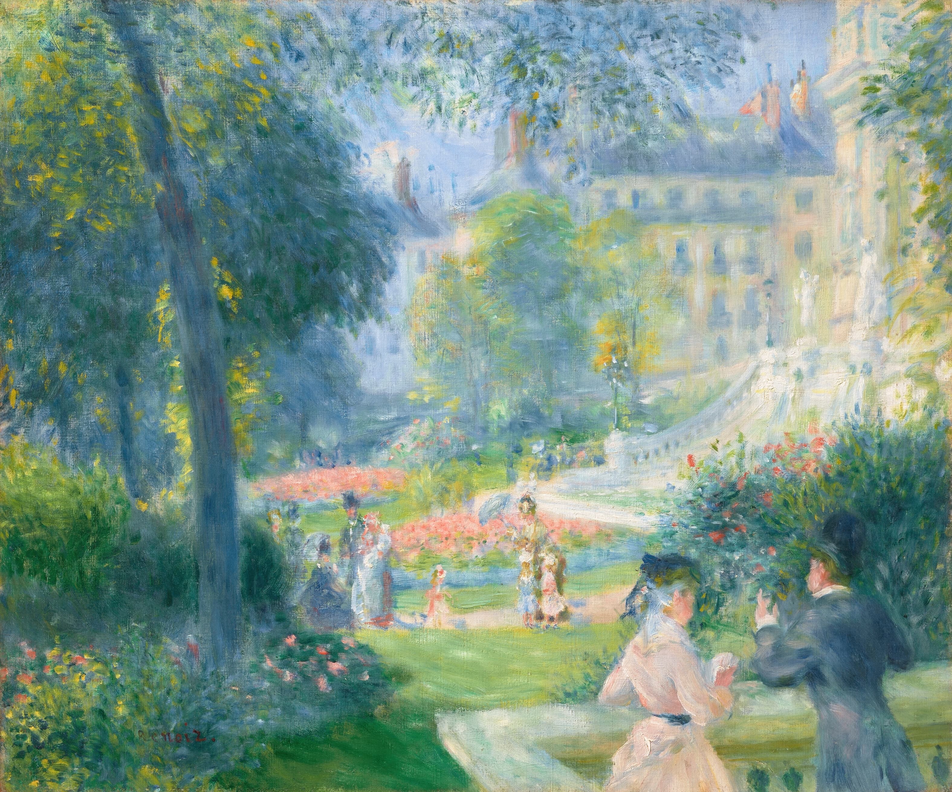 《三一广场》（Trinity Square）｜皮埃尔-奥古斯特·雷诺阿 Pierre-Auguste Renoir｜1878–1879