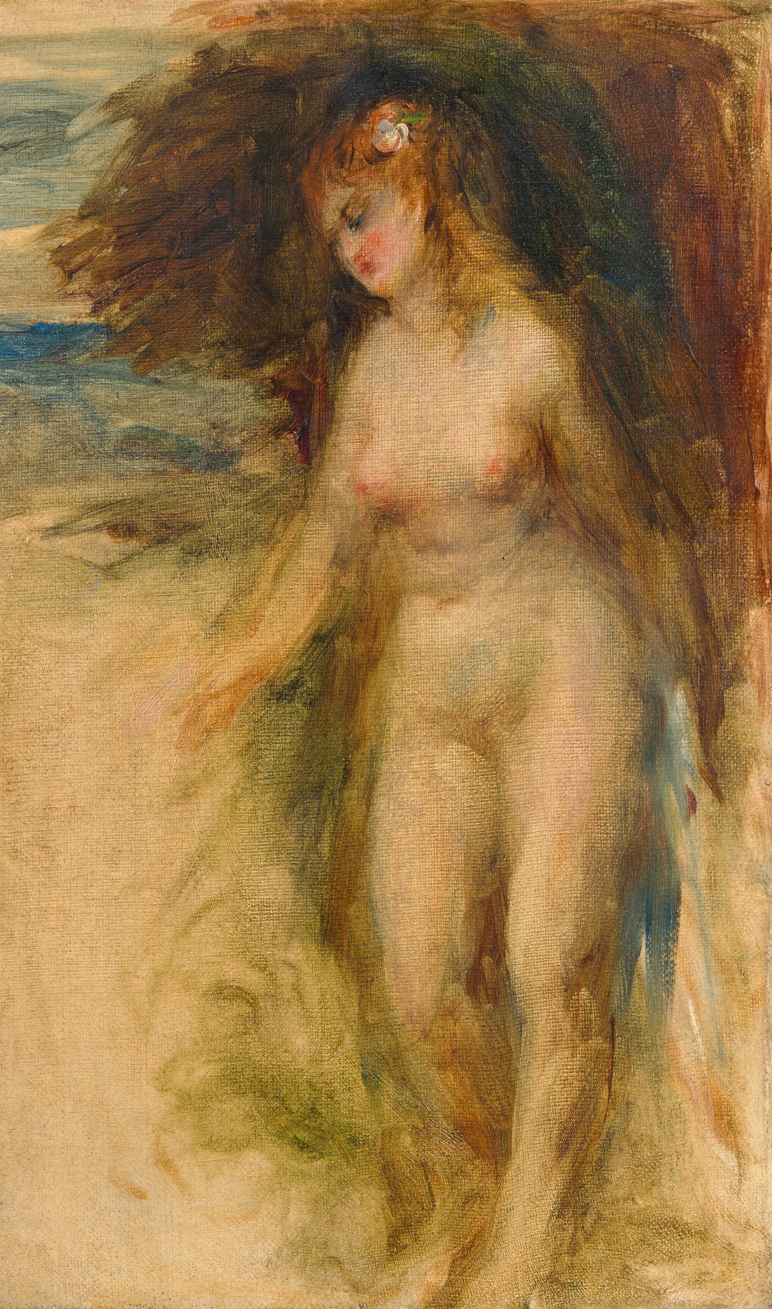 《现在首次登场并亮相》（Now debout and pied）｜皮埃尔-奥古斯特·雷诺阿 Pierre-Auguste Renoir｜1879
