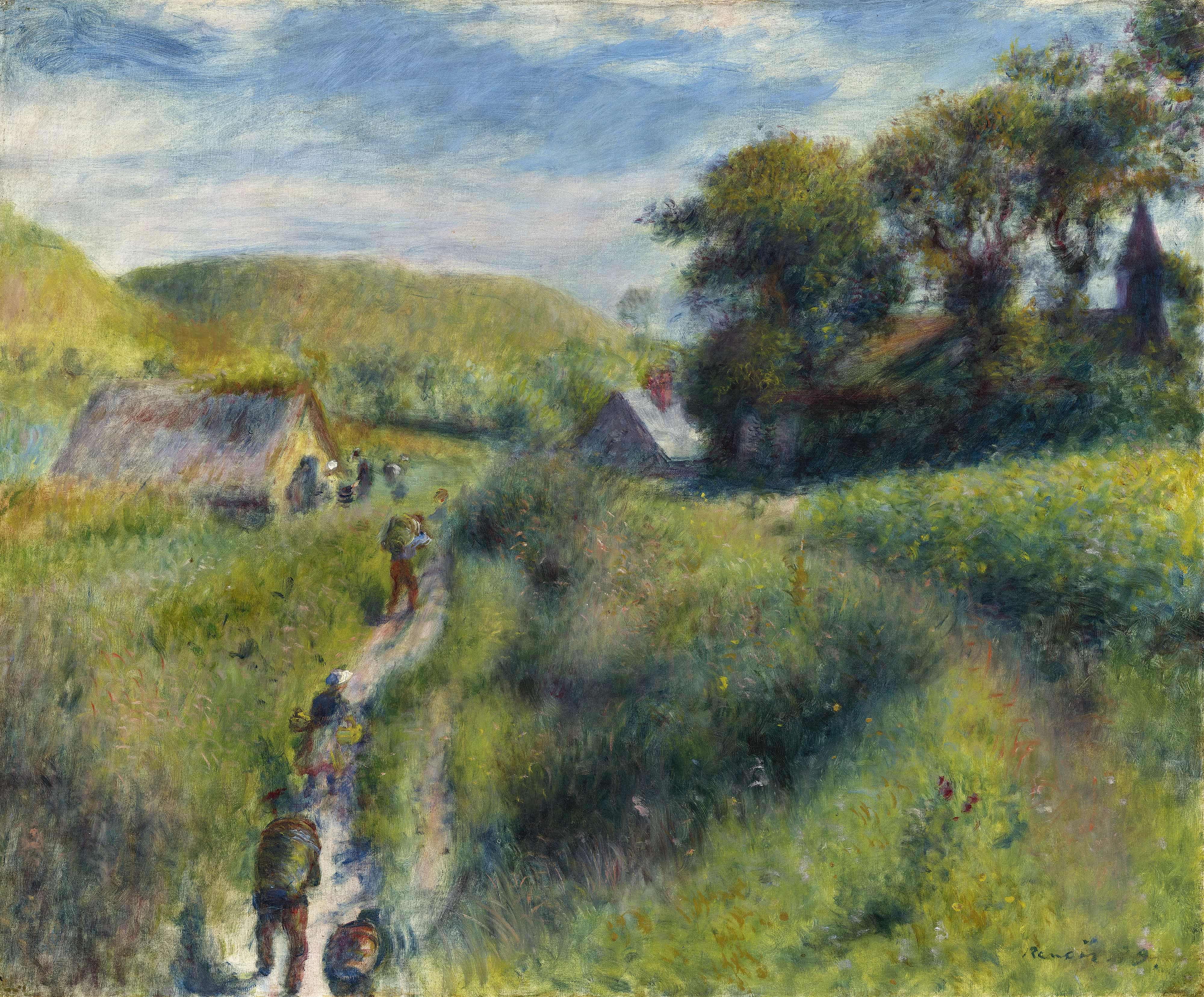 《贻贝收获》（The Mussel Harvest）｜皮埃尔-奥古斯特·雷诺阿 Pierre-Auguste Renoir｜1879