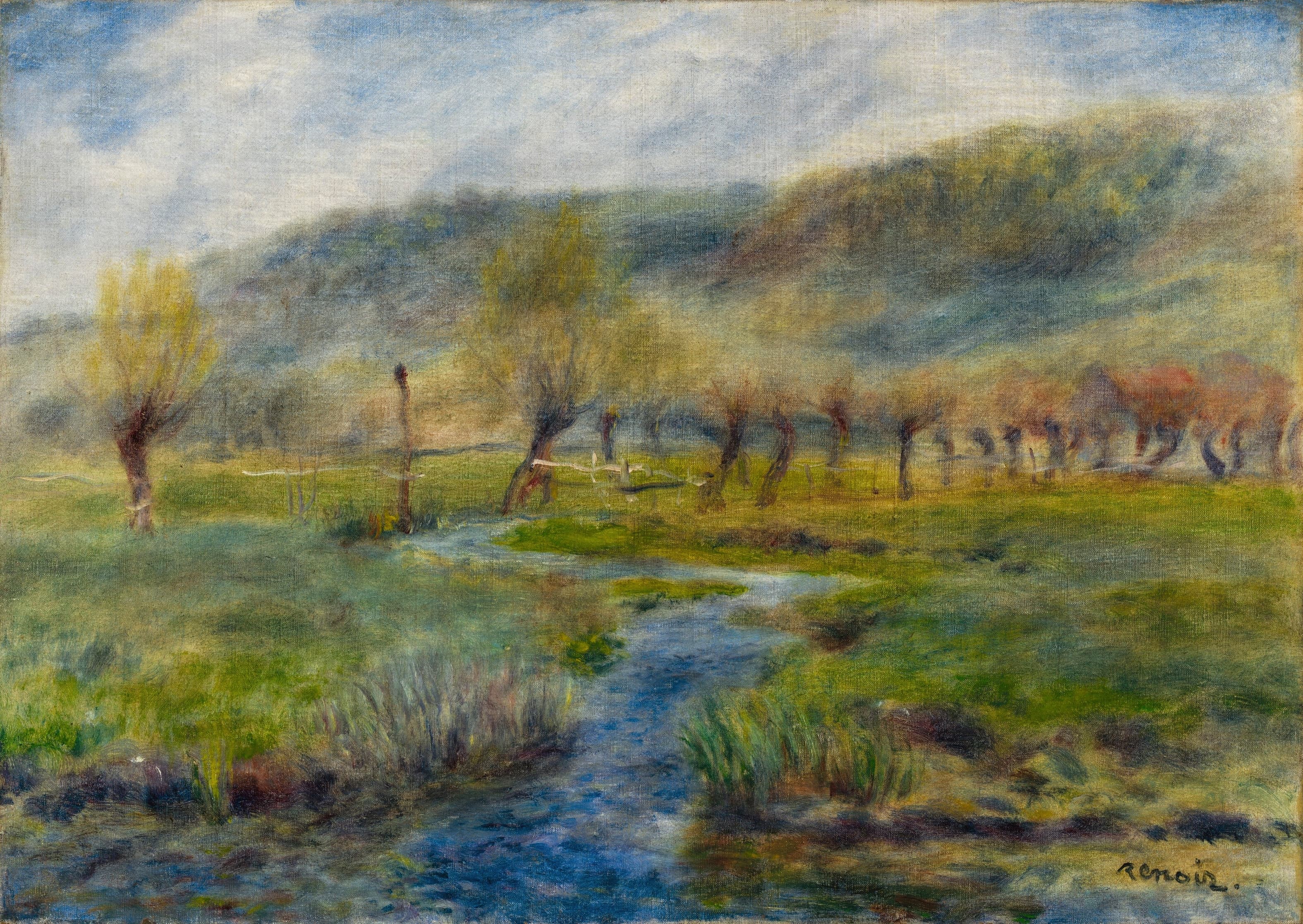 《莱珀妮》（La prairie）｜皮埃尔-奥古斯特·雷诺阿 Pierre-Auguste Renoir｜约 1880