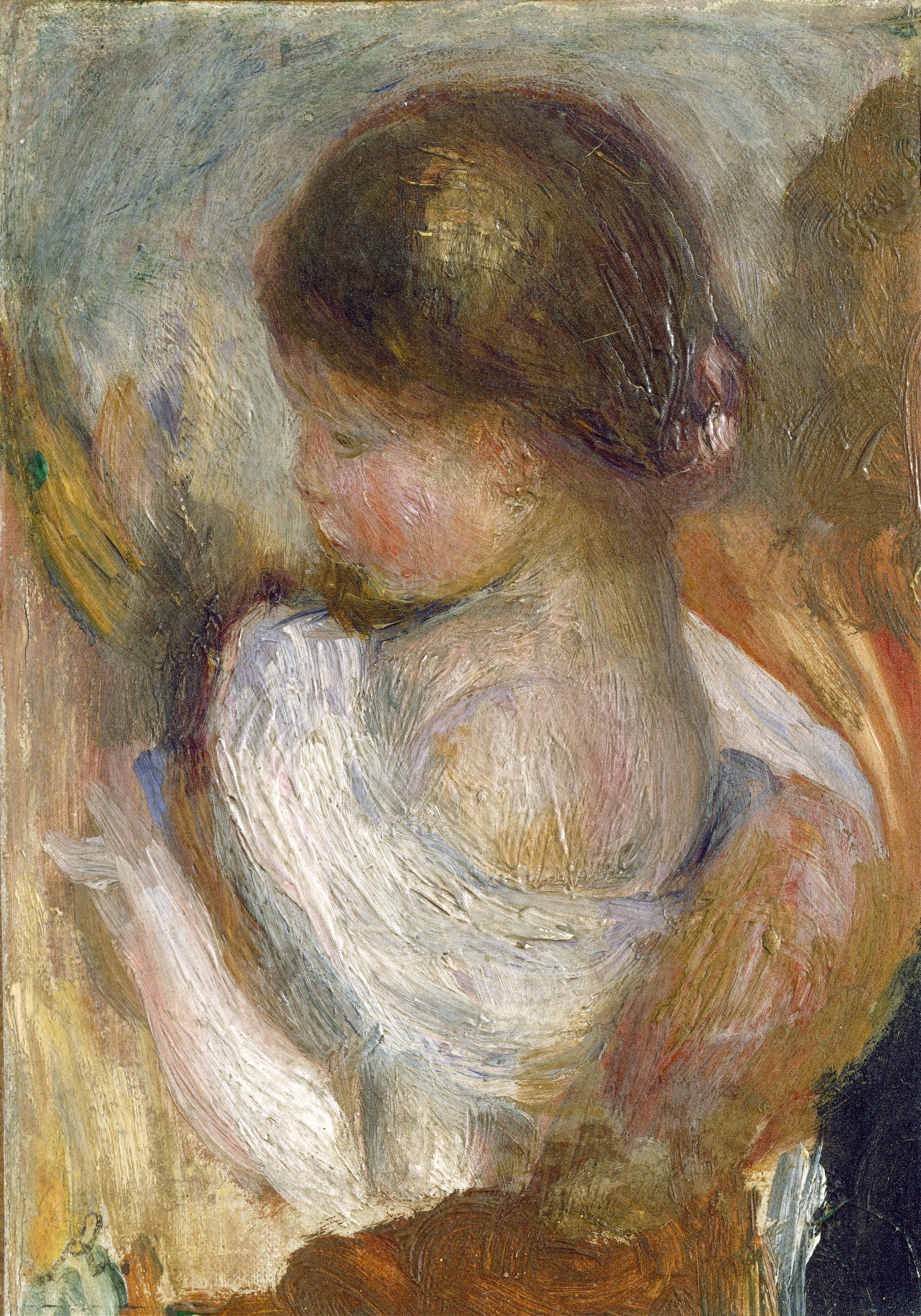 《年轻女孩读书》（Young Girl Reading）｜皮埃尔-奥古斯特·雷诺阿 Pierre-Auguste Renoir｜约. 1888