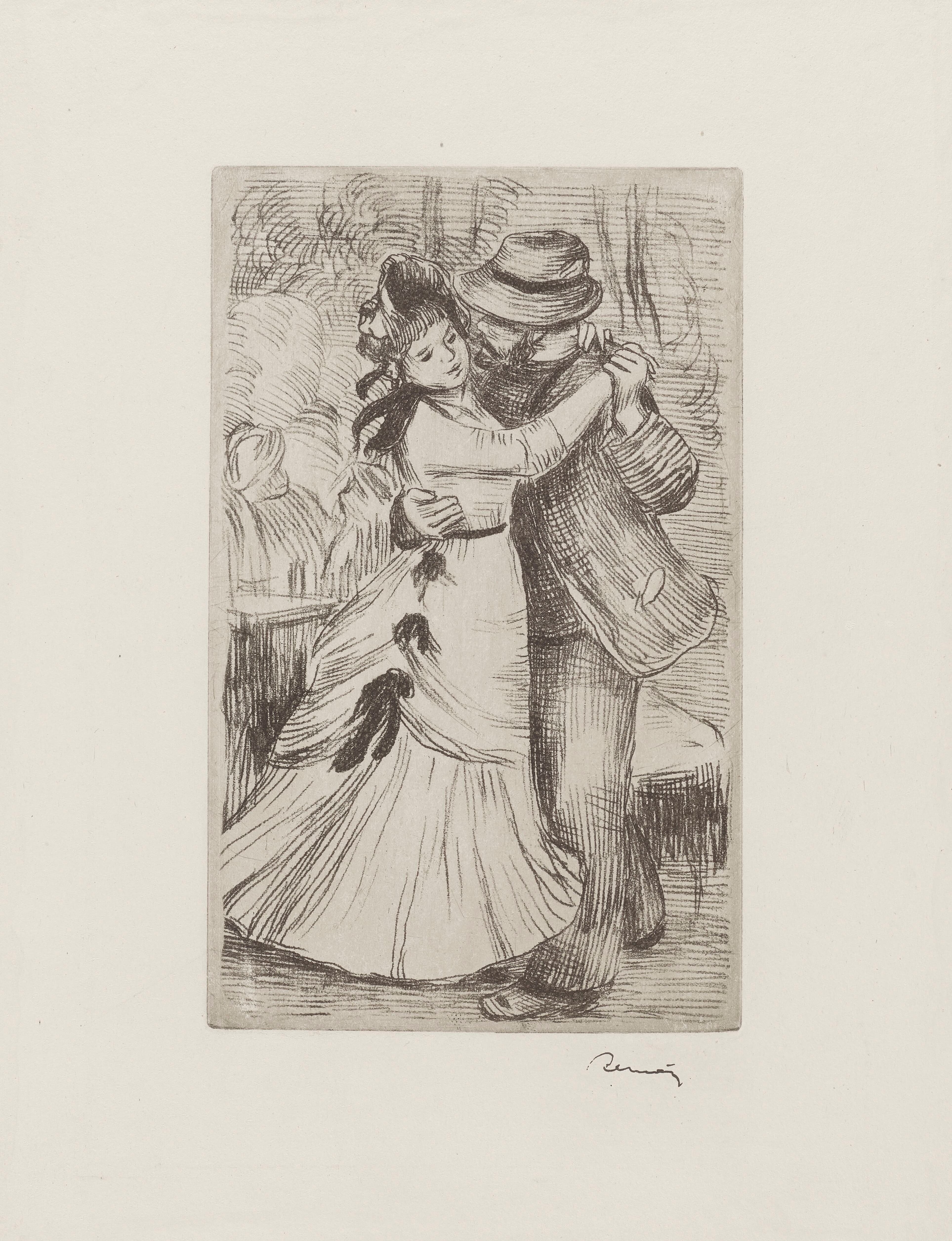 《乡村舞蹈》（Dance in the countryside）｜皮埃尔-奥古斯特·雷诺阿 Pierre-Auguste Renoir｜1890