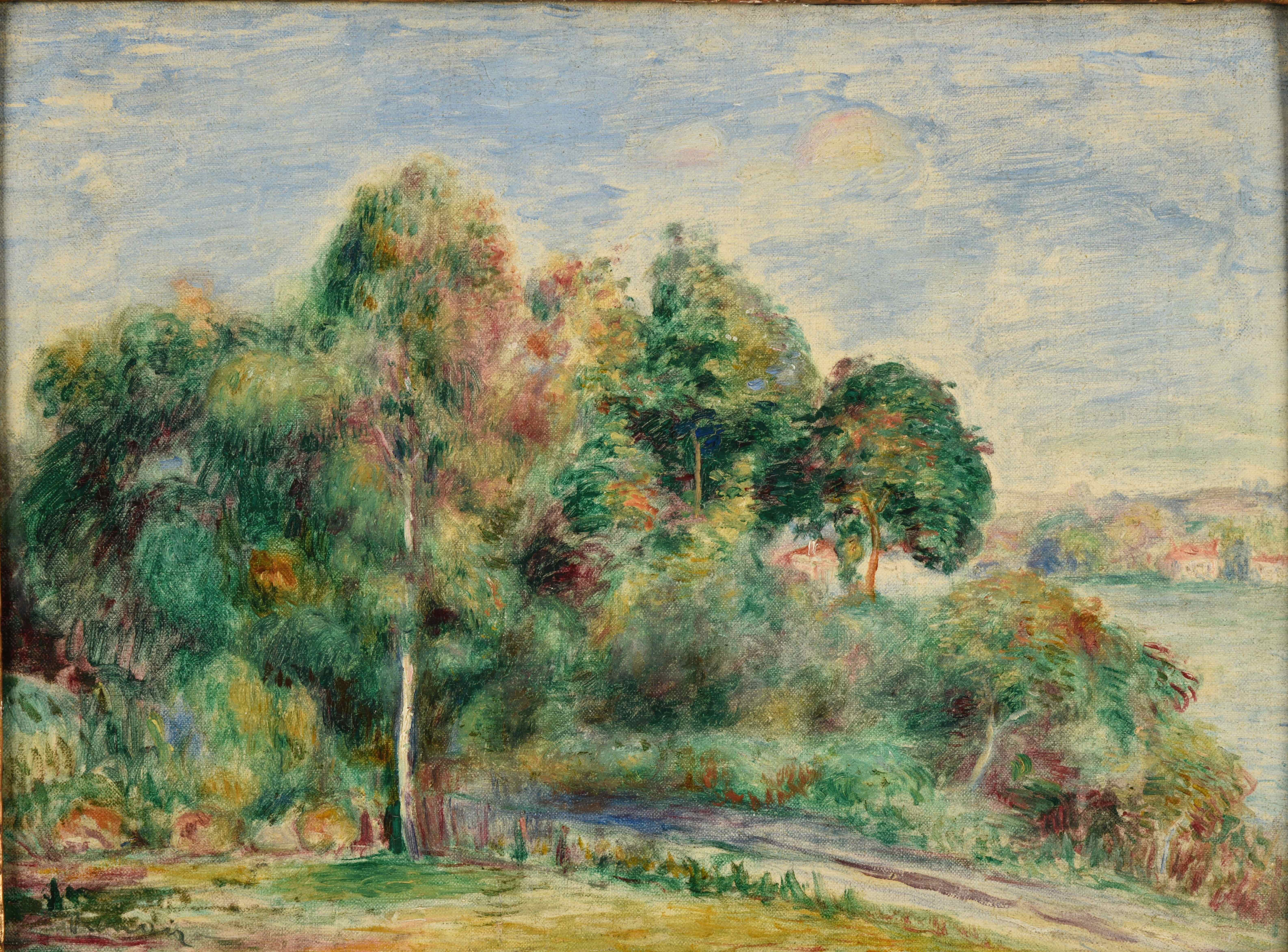 《景观》（Landscape）｜皮埃尔-奥古斯特·雷诺阿 Pierre-Auguste Renoir｜1890