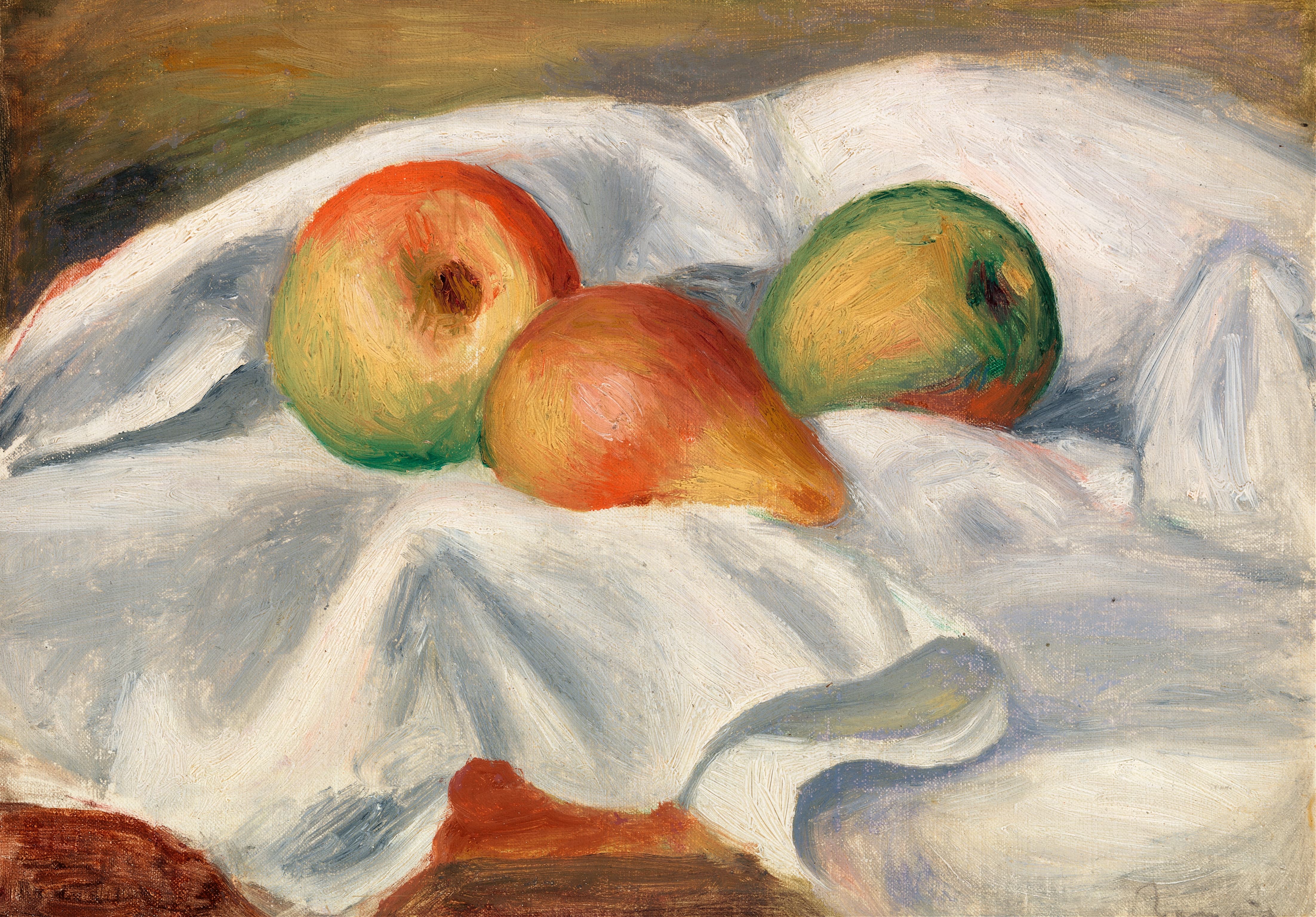 《Pears》｜皮埃尔-奥古斯特·雷诺阿 Pierre-Auguste Renoir｜约. 1890