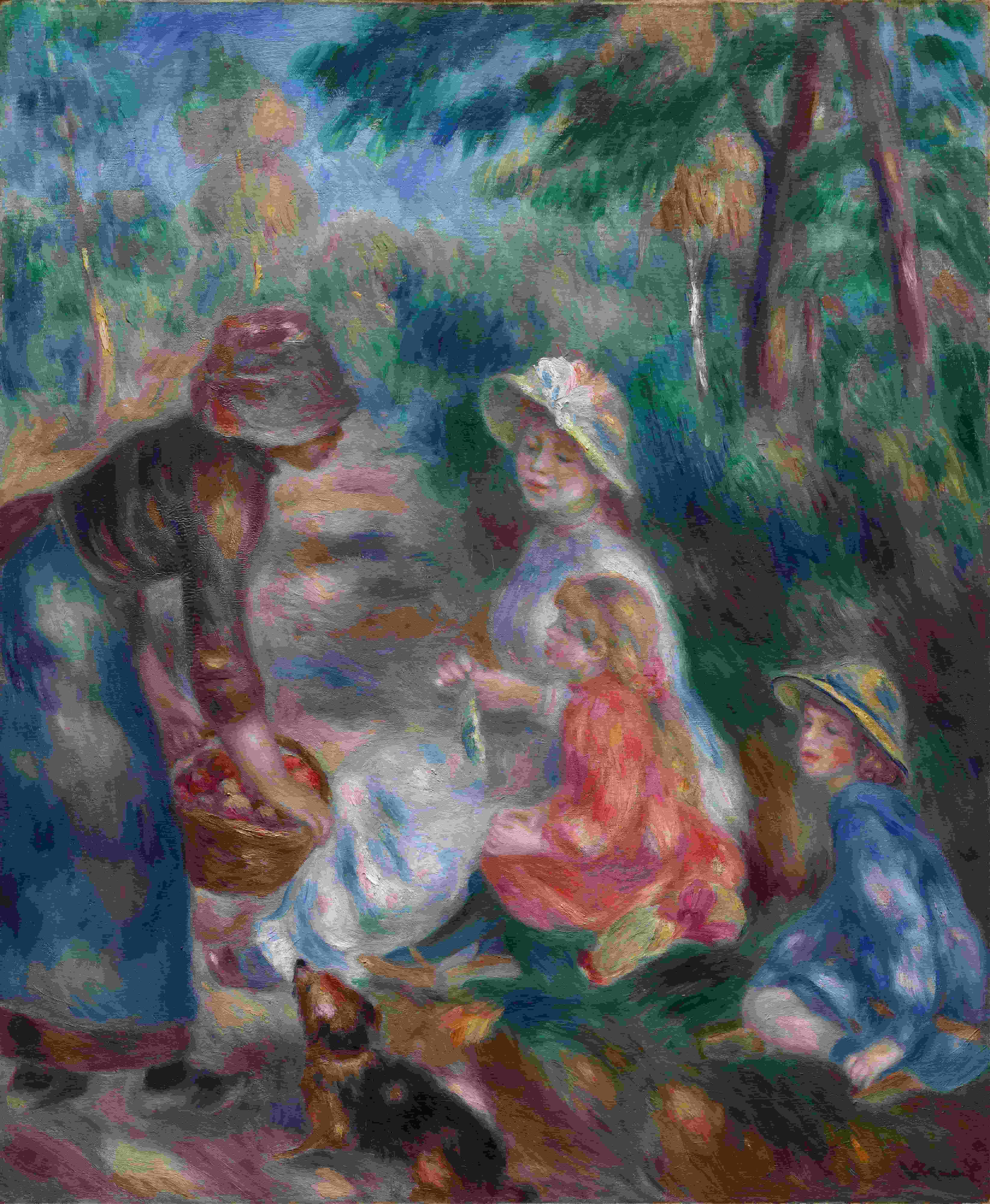《苹果卖家》（The Apple Seller）｜皮埃尔-奥古斯特·雷诺阿 Pierre-Auguste Renoir｜约. 1890