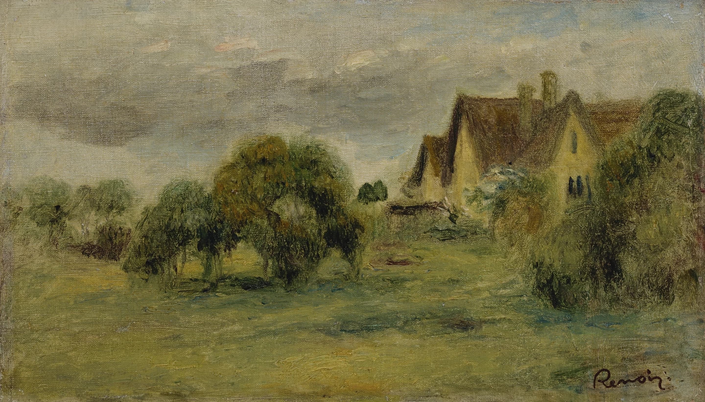 《景观》（Landscape）｜皮埃尔-奥古斯特·雷诺阿 Pierre-Auguste Renoir｜1894