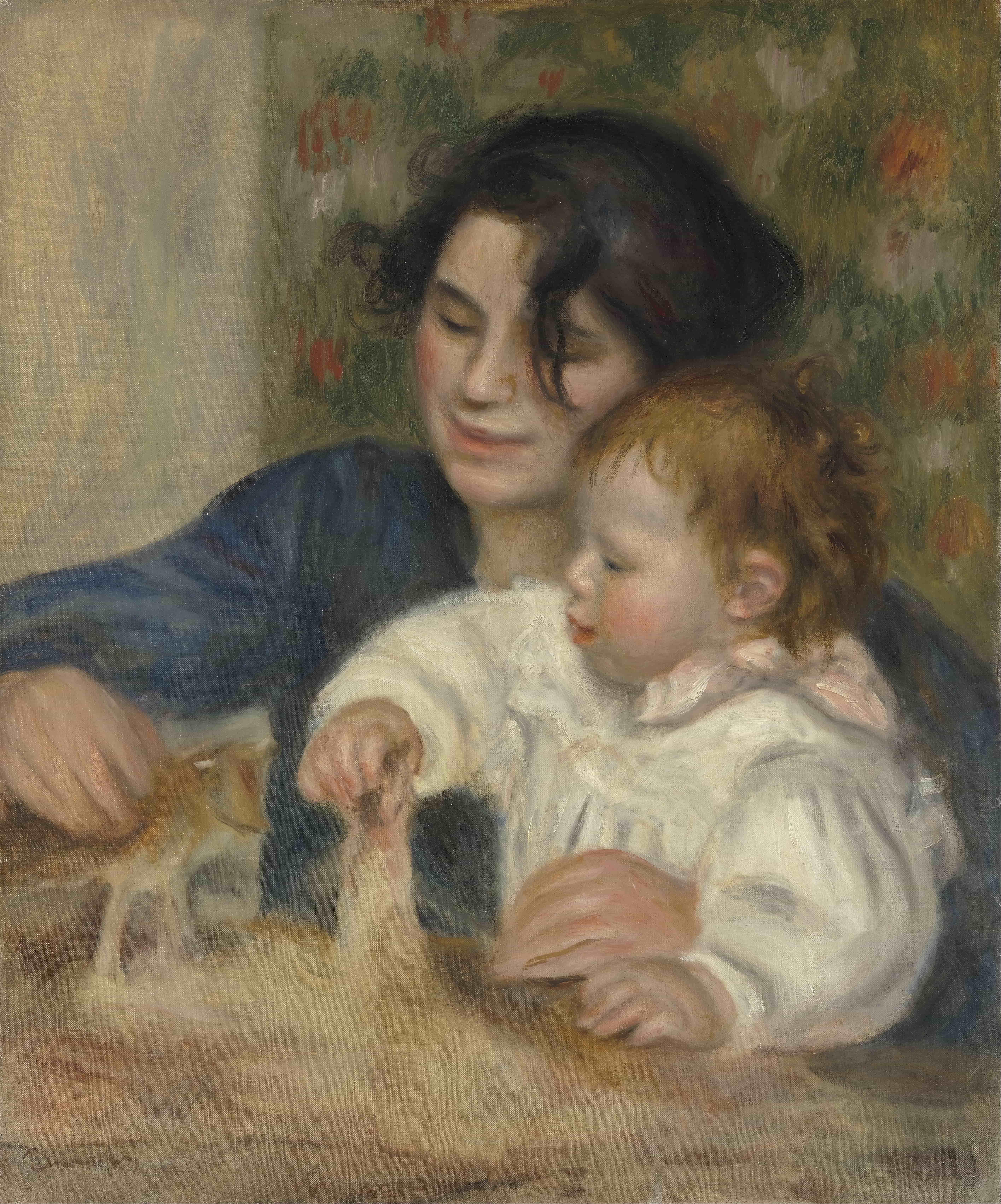 《加布里埃尔和让》（Gabrielle and Jean）｜皮埃尔-奥古斯特·雷诺阿 Pierre-Auguste Renoir｜1895–1896
