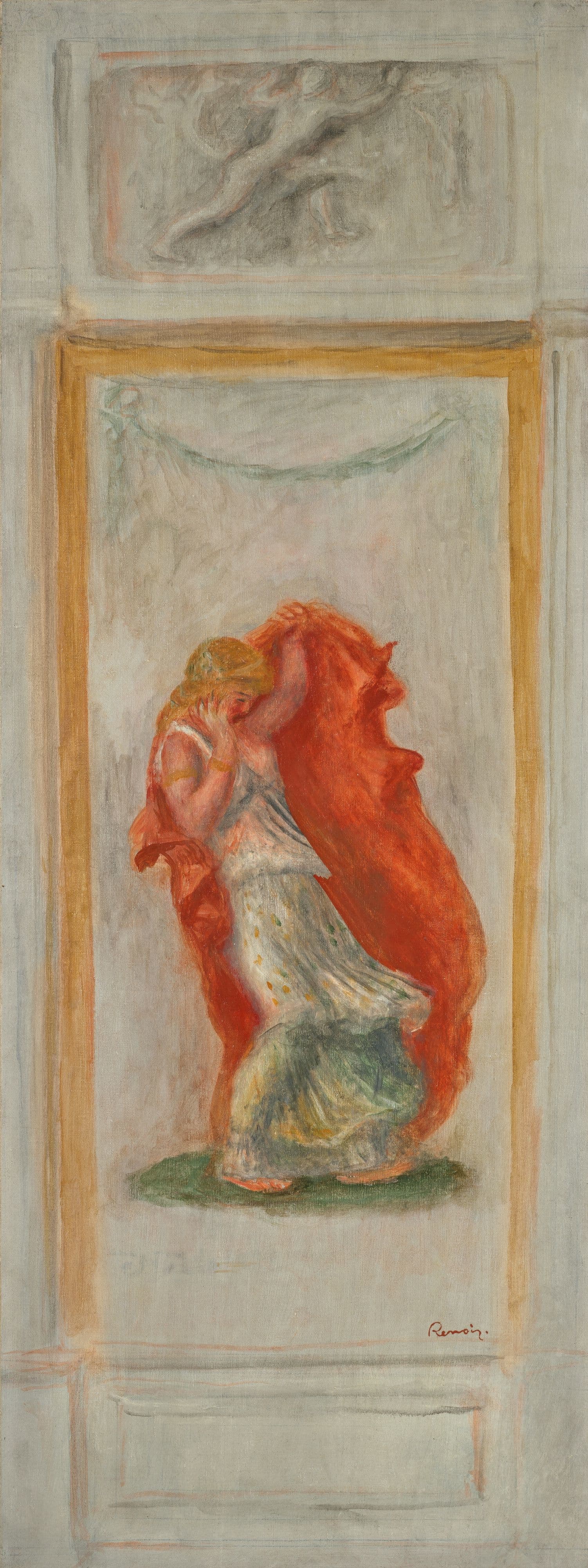 《俄狄浦斯小组；乔卡斯塔》（Panel for Oedipus; Jocasta）｜皮埃尔-奥古斯特·雷诺阿 Pierre-Auguste Renoir｜约 1895