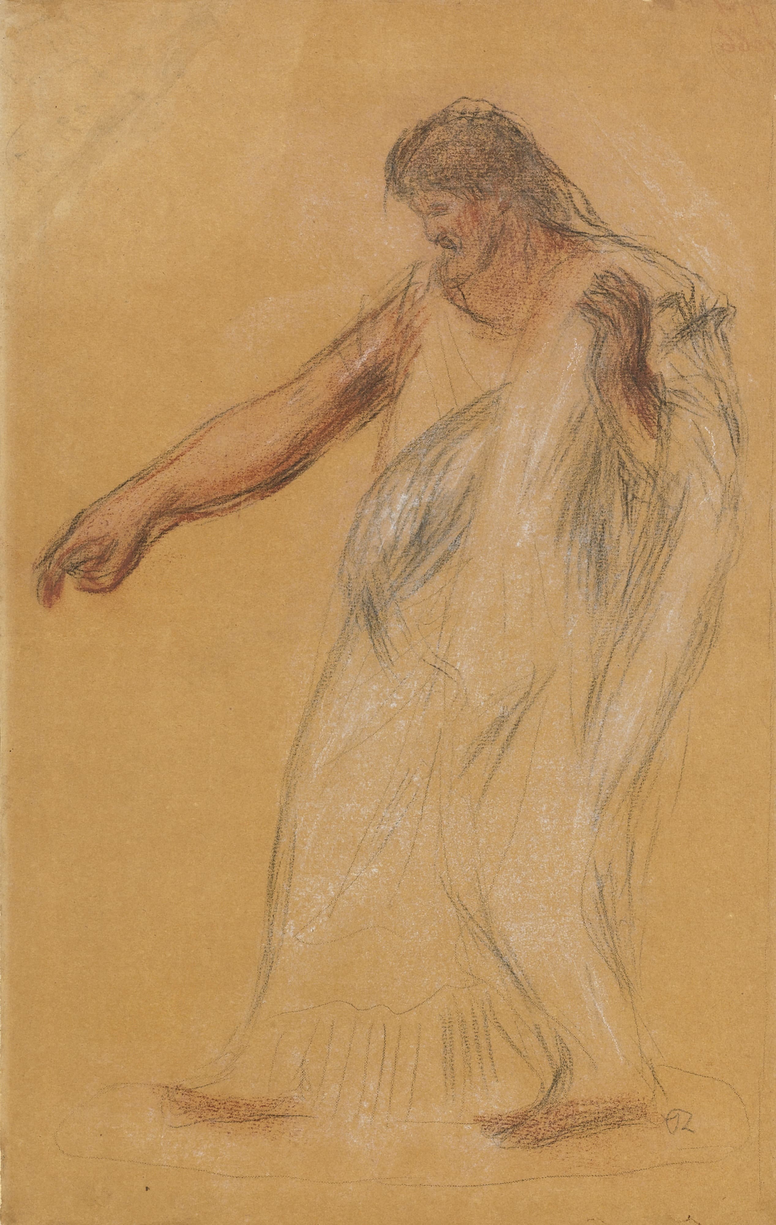 《俄狄浦斯王素描》（Sketch for Oedipus the King）｜皮埃尔-奥古斯特·雷诺阿 Pierre-Auguste Renoir｜约 1895