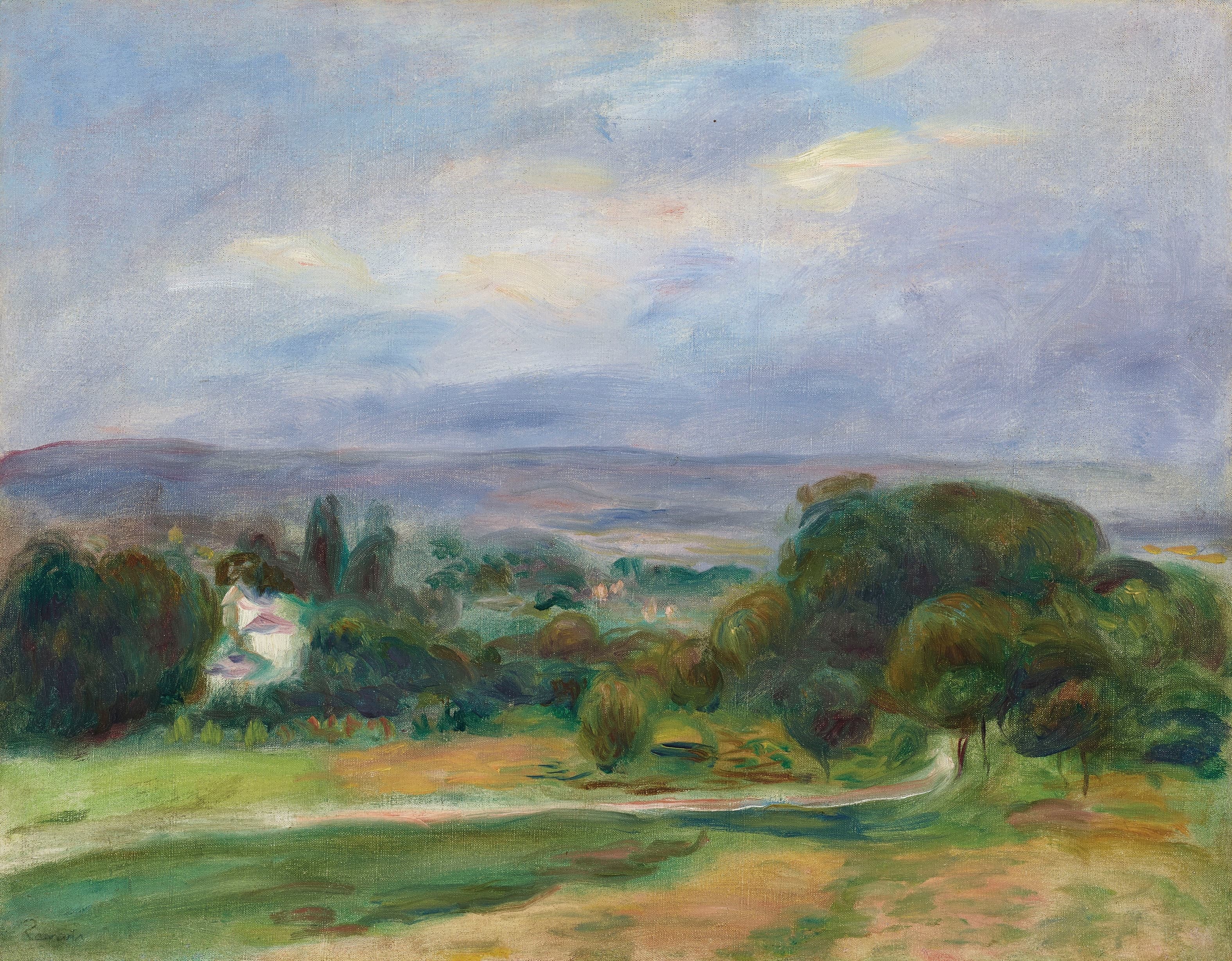 《路径》（The Path）｜皮埃尔-奥古斯特·雷诺阿 Pierre-Auguste Renoir｜约 1895
