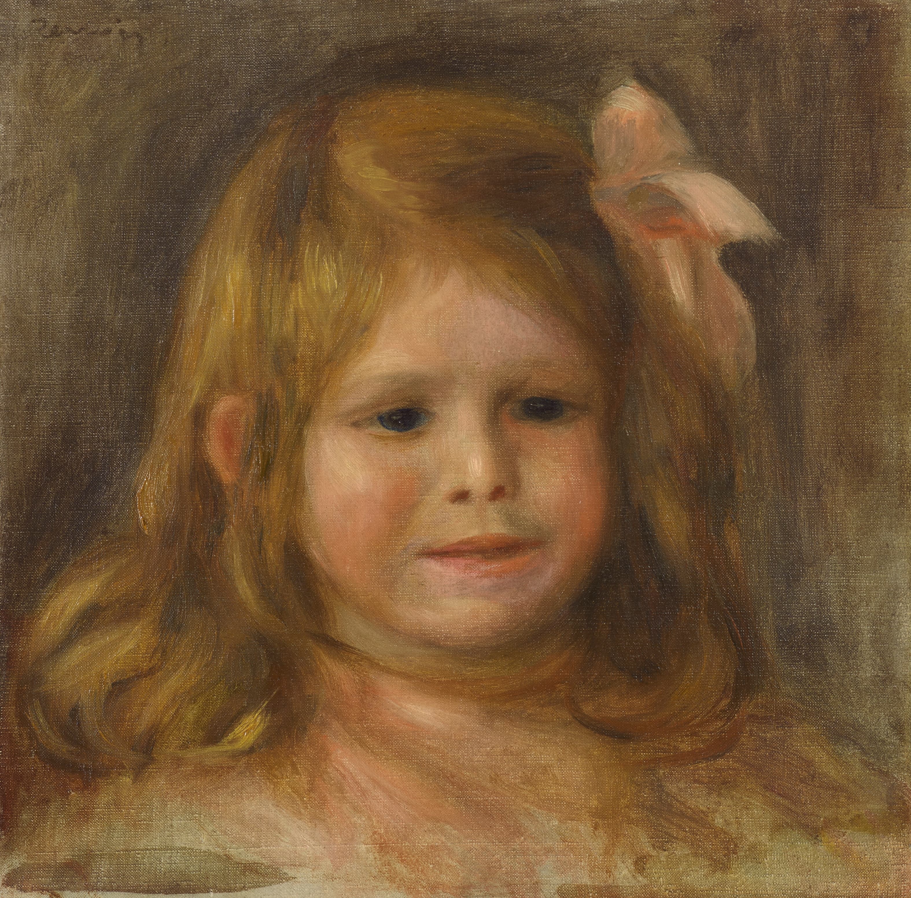 《让·雷诺阿的肖像》（Portrait of Jean Renoir）｜皮埃尔-奥古斯特·雷诺阿 Pierre-Auguste Renoir｜约 1898