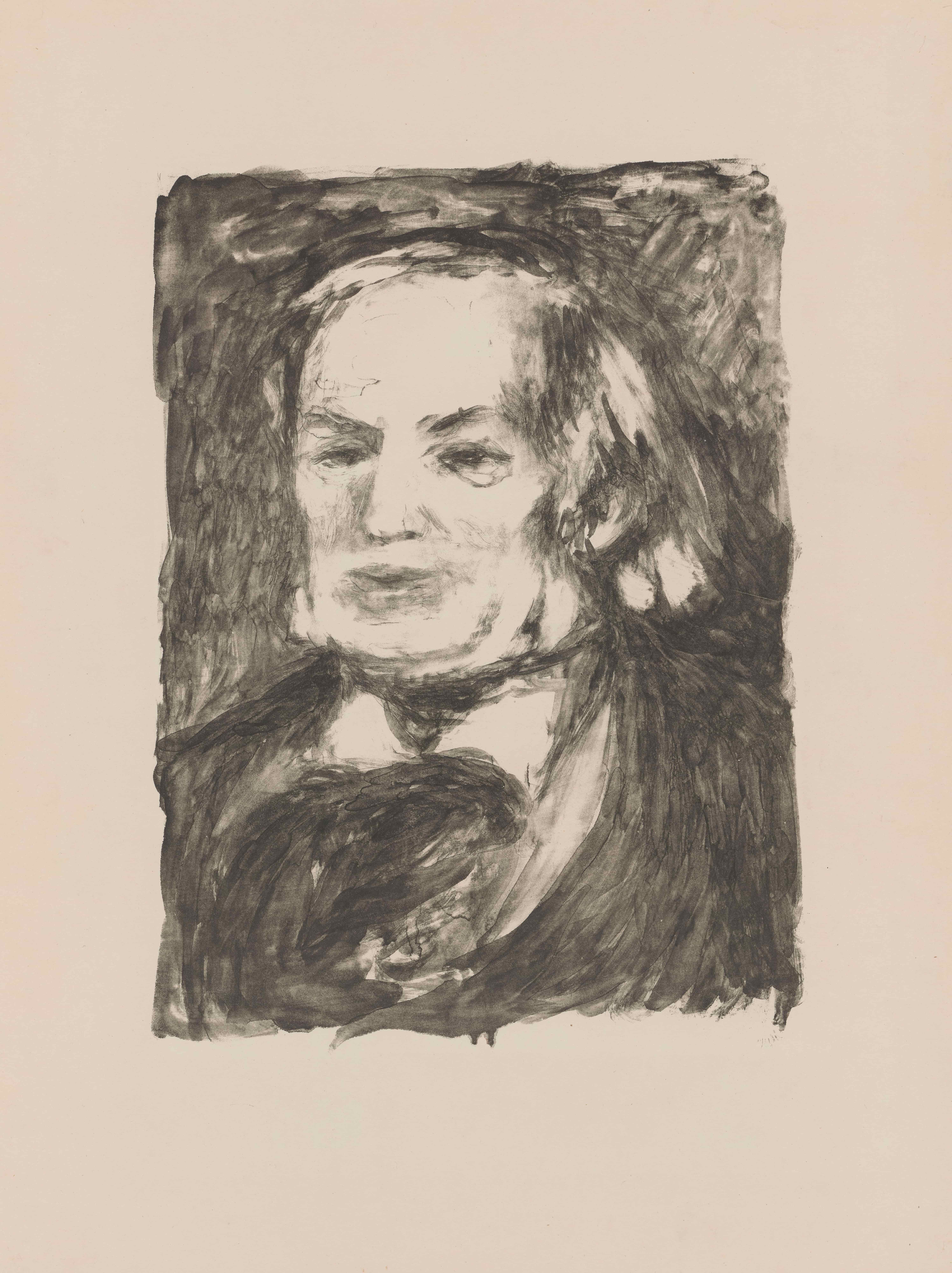 《理查德·瓦格纳》（Richard Wagner）｜皮埃尔-奥古斯特·雷诺阿 Pierre-Auguste Renoir｜1900