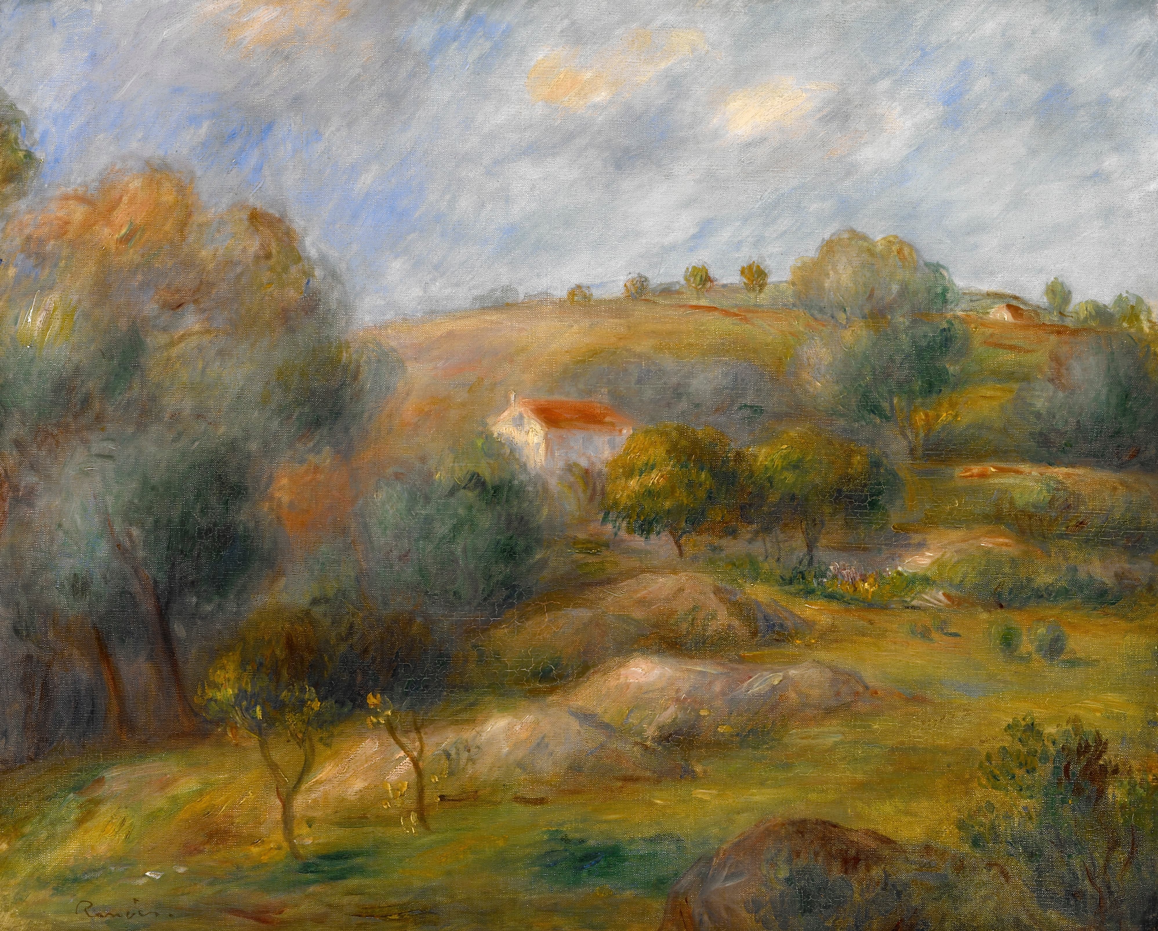 《埃苏瓦的春天》（Springtime in Essoyes）｜皮埃尔-奥古斯特·雷诺阿 Pierre-Auguste Renoir｜1900