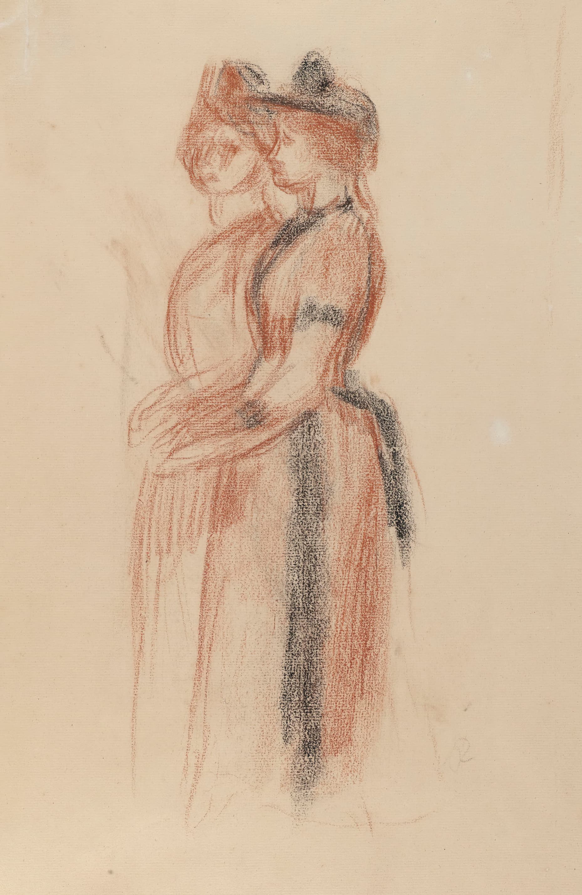 《两优雅》（Two elegant）｜皮埃尔-奥古斯特·雷诺阿 Pierre-Auguste Renoir｜1900