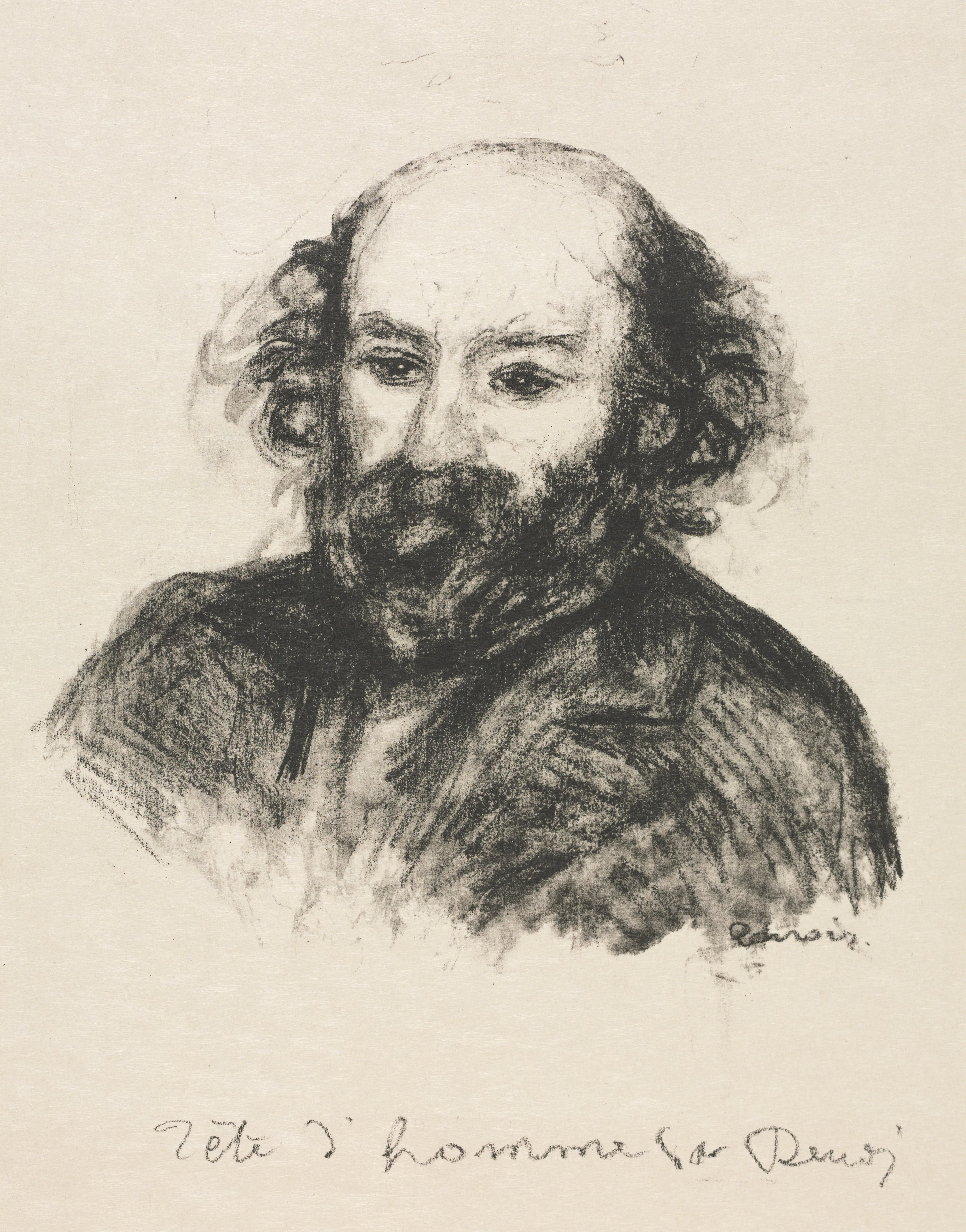 《保罗·塞尚》（Paul Cezanne）｜皮埃尔-奥古斯特·雷诺阿 Pierre-Auguste Renoir｜约. 1902