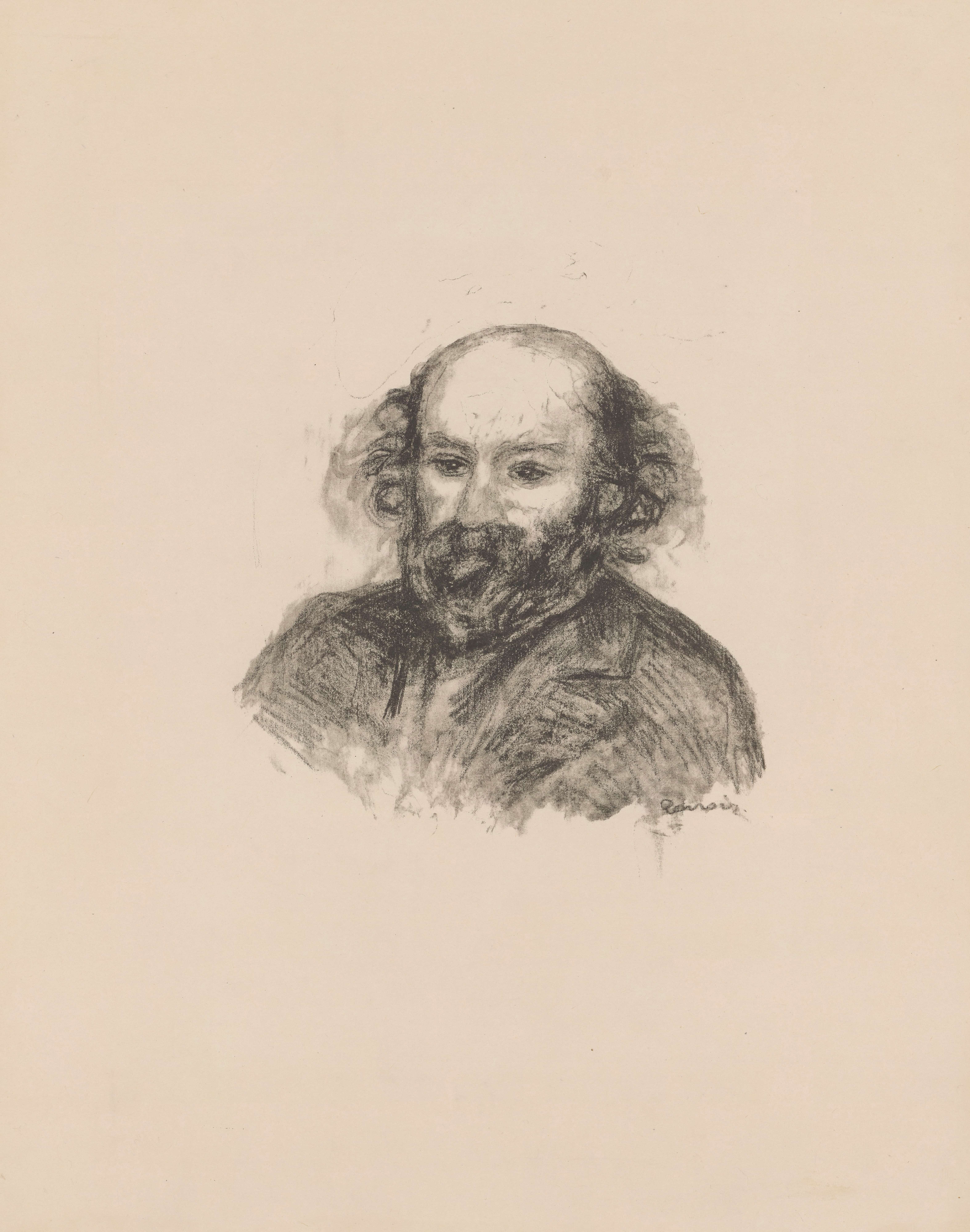 《保罗·塞尚》（Paul Cezanne）｜皮埃尔-奥古斯特·雷诺阿 Pierre-Auguste Renoir｜1902