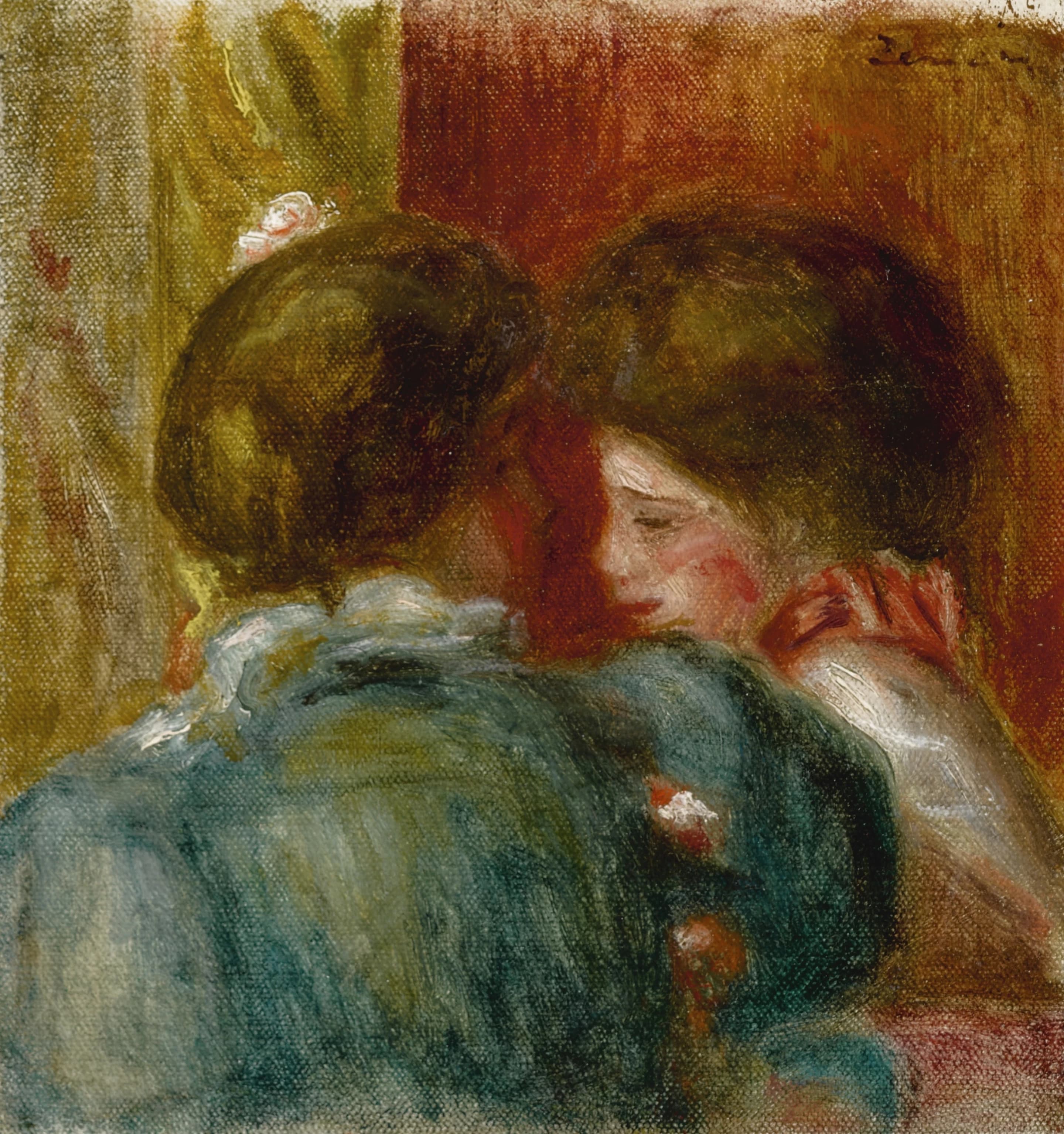 《两个女人》（Two women）｜皮埃尔-奥古斯特·雷诺阿 Pierre-Auguste Renoir｜约 1903