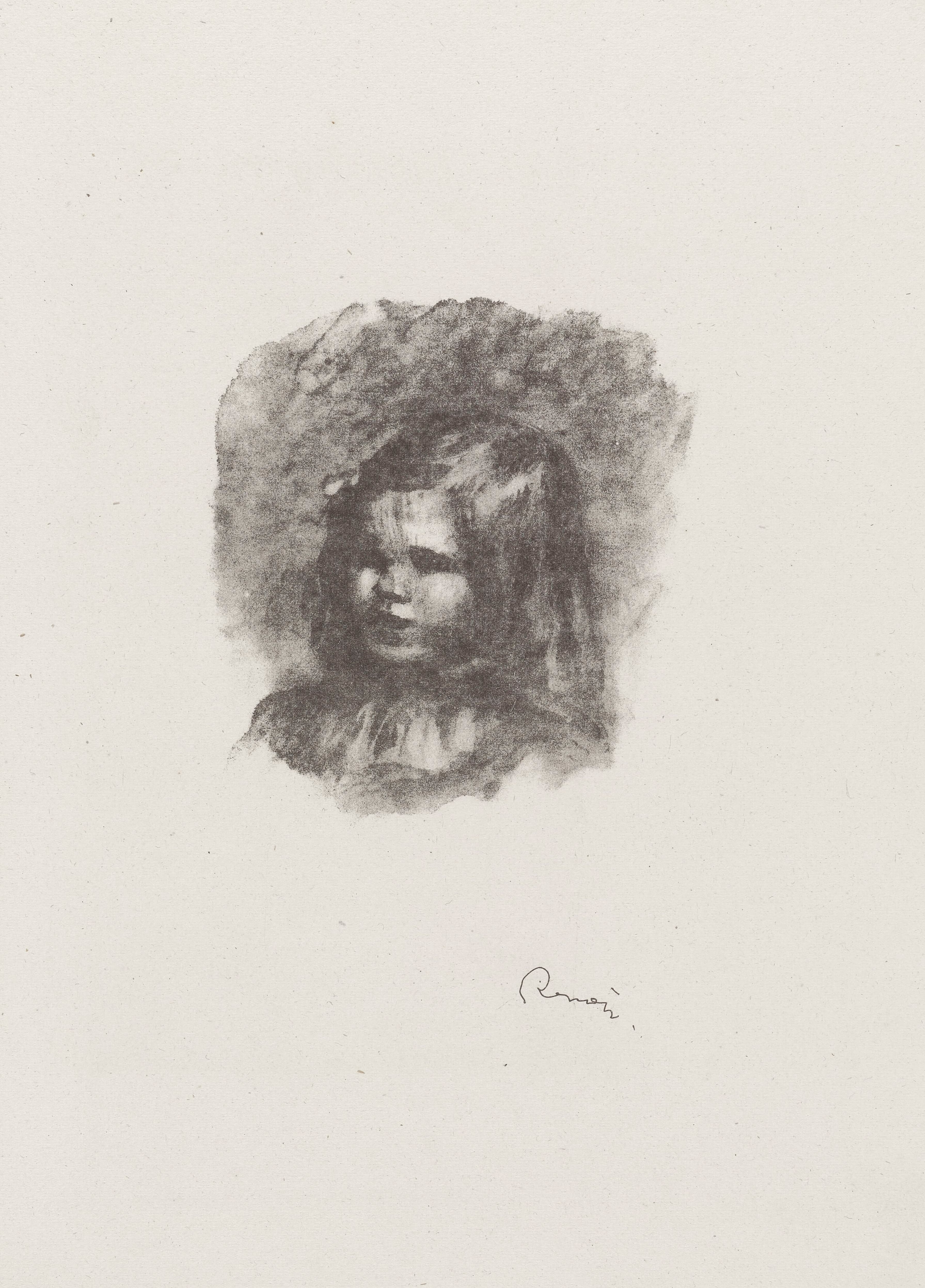 《克劳德·雷诺阿，左转》（Claude Renoir, turned left）｜皮埃尔-奥古斯特·雷诺阿 Pierre-Auguste Renoir｜1904