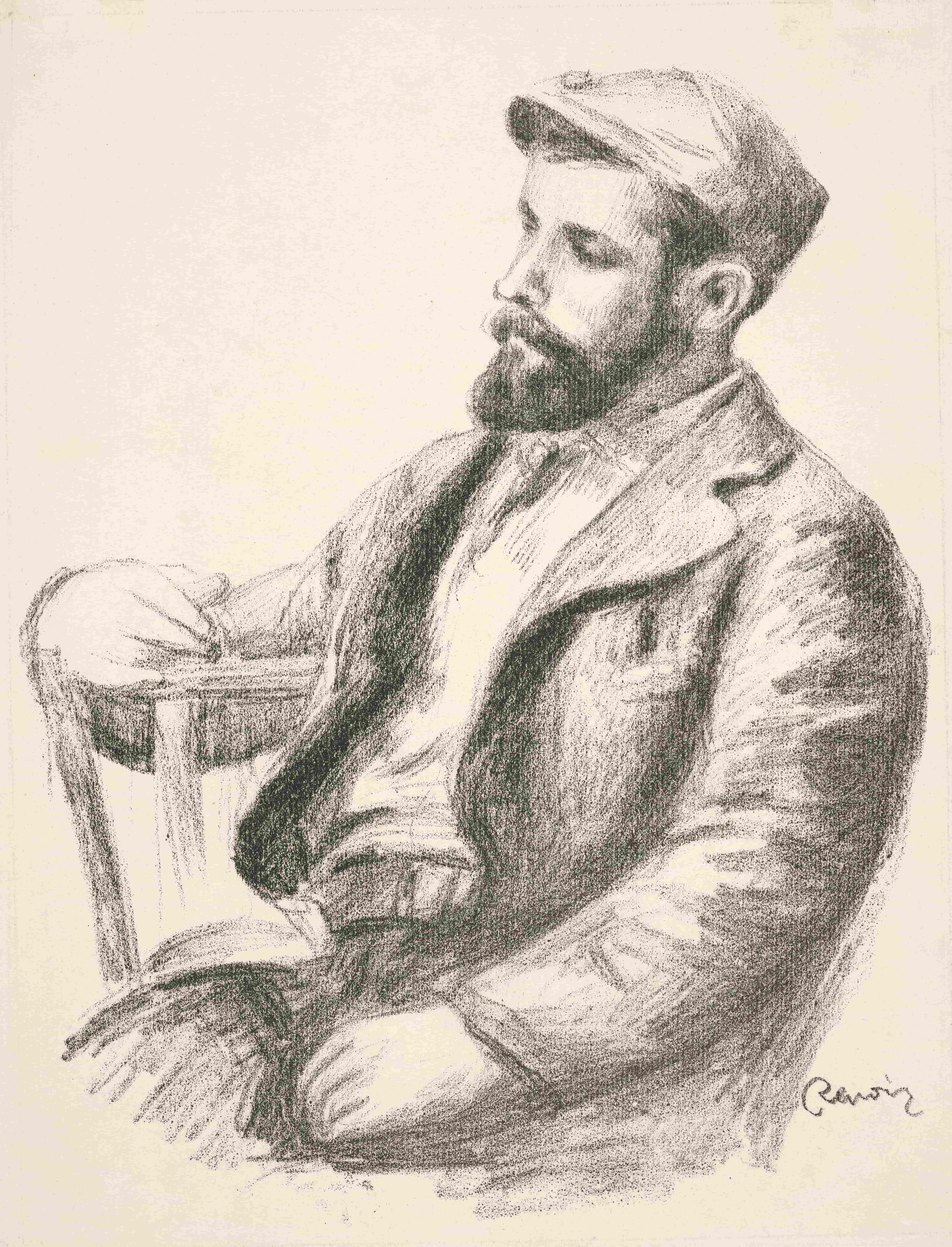 《路易斯·鲍尔斯。》（Louis Powers.）｜皮埃尔-奥古斯特·雷诺阿 Pierre-Auguste Renoir｜1904