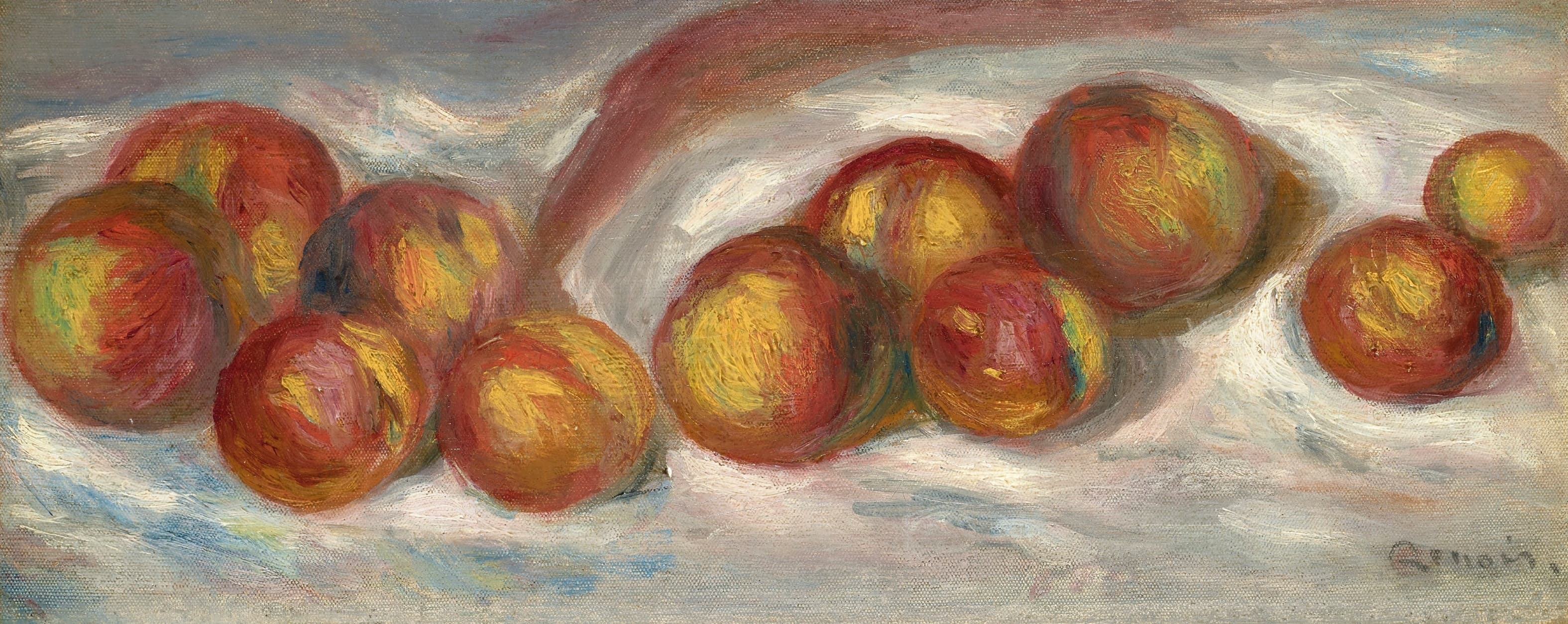 《桃子》（Peaches）｜皮埃尔-奥古斯特·雷诺阿 Pierre-Auguste Renoir｜约 1904