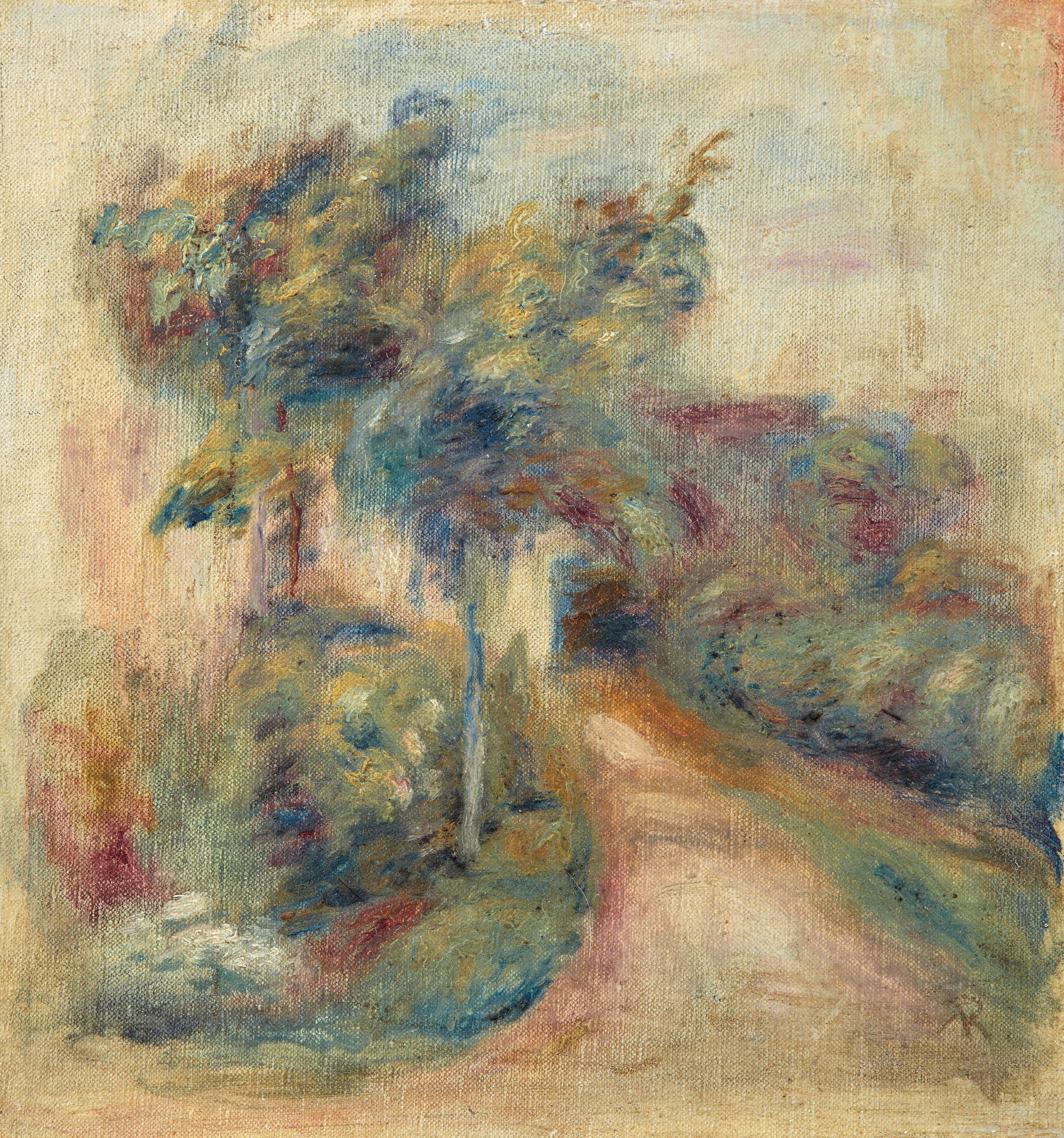 《景观》（Landscape）｜皮埃尔-奥古斯特·雷诺阿 Pierre-Auguste Renoir｜1906–1908