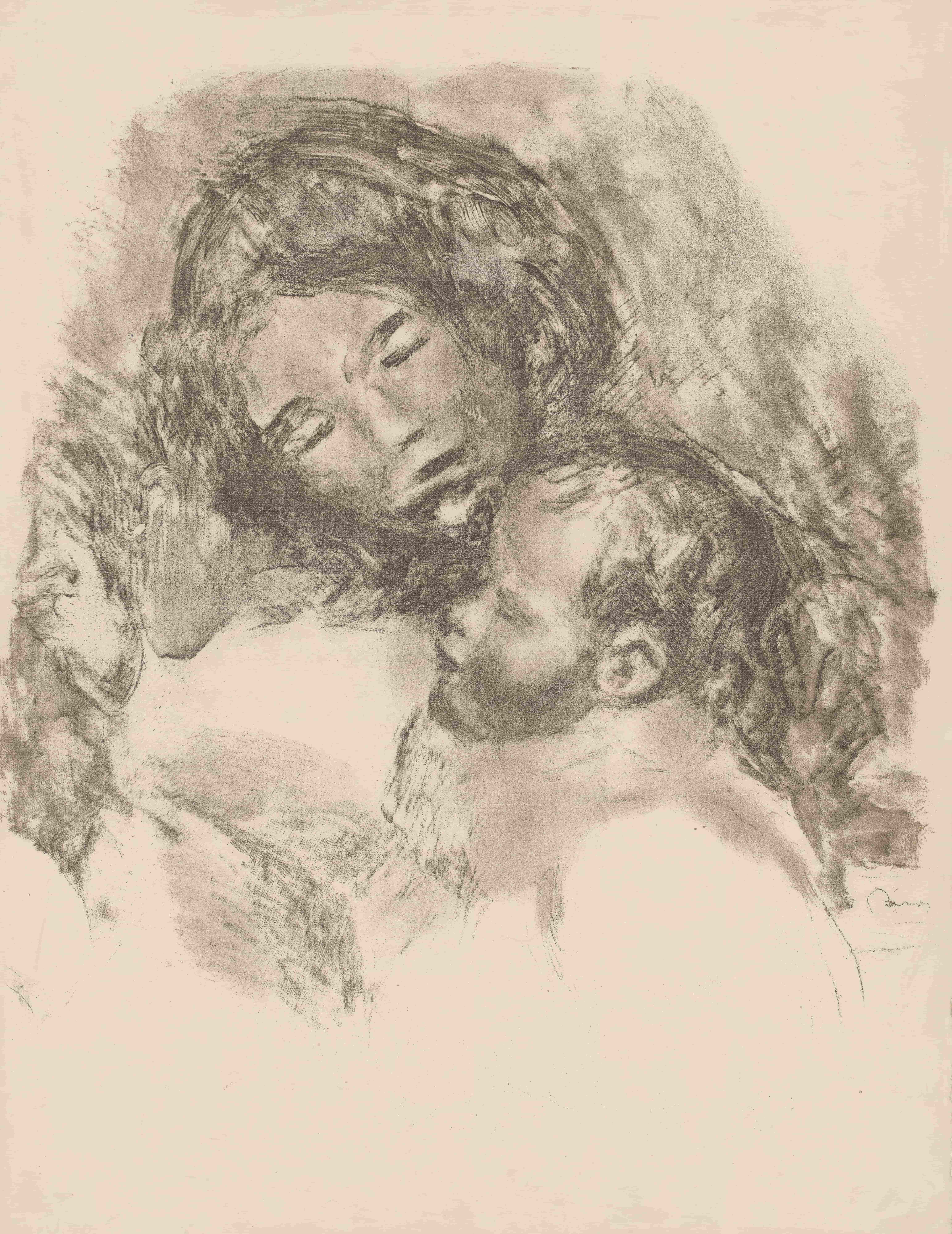 《孕妇装》（Maternity）｜皮埃尔-奥古斯特·雷诺阿 Pierre-Auguste Renoir｜1912