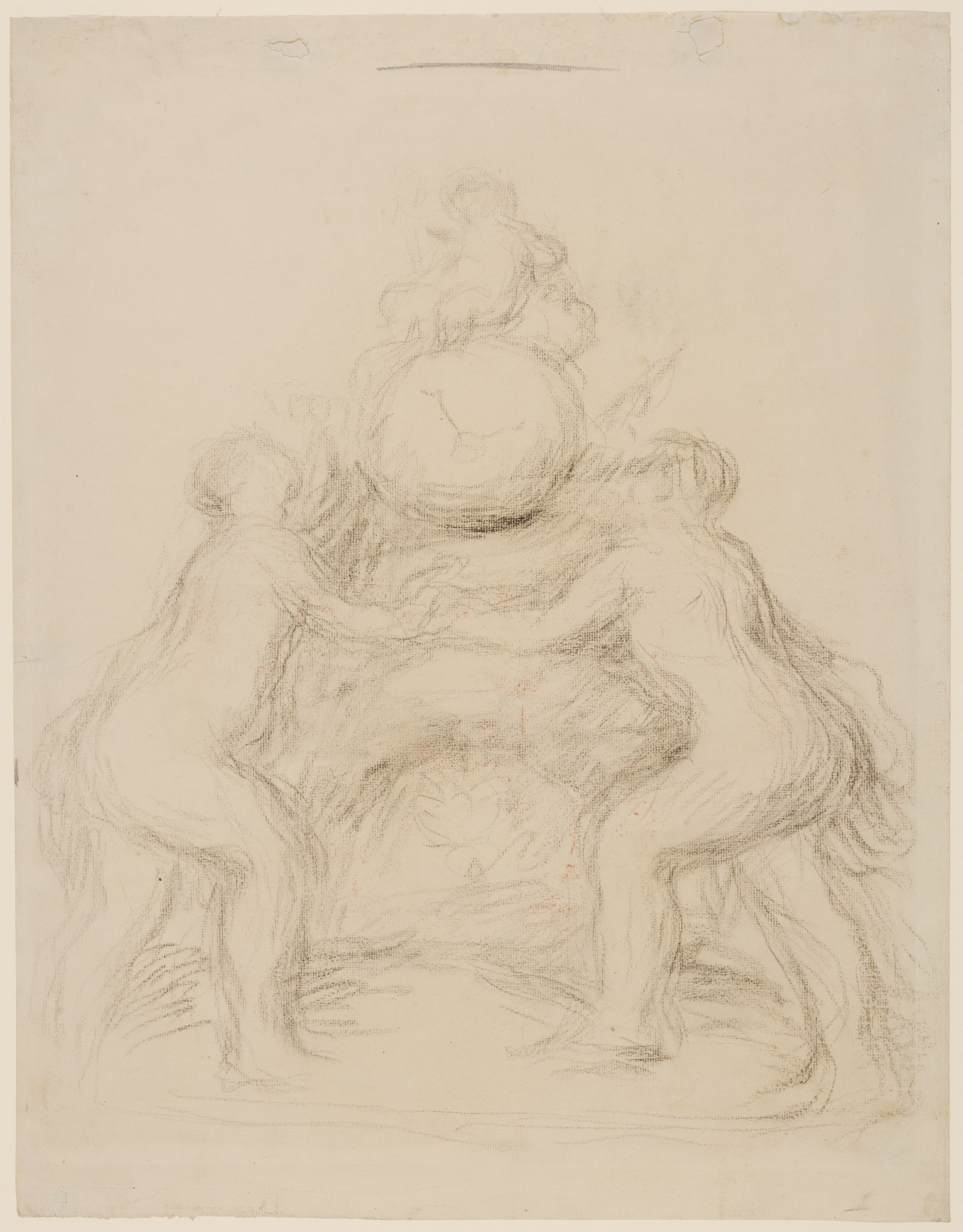 《祖父钟》（Grandfather clock）｜皮埃尔-奥古斯特·雷诺阿 Pierre-Auguste Renoir｜约. 1914