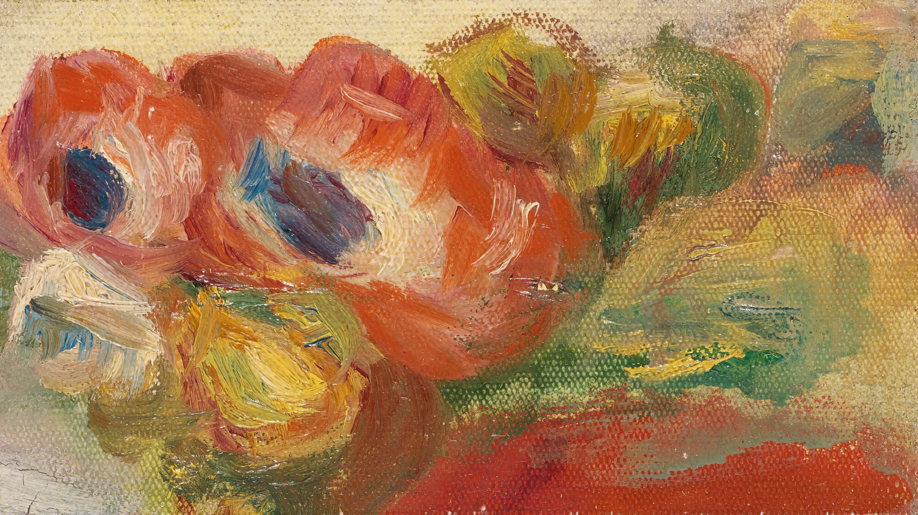 《海葵属》（Anemones）｜皮埃尔-奥古斯特·雷诺阿 Pierre-Auguste Renoir｜不明
