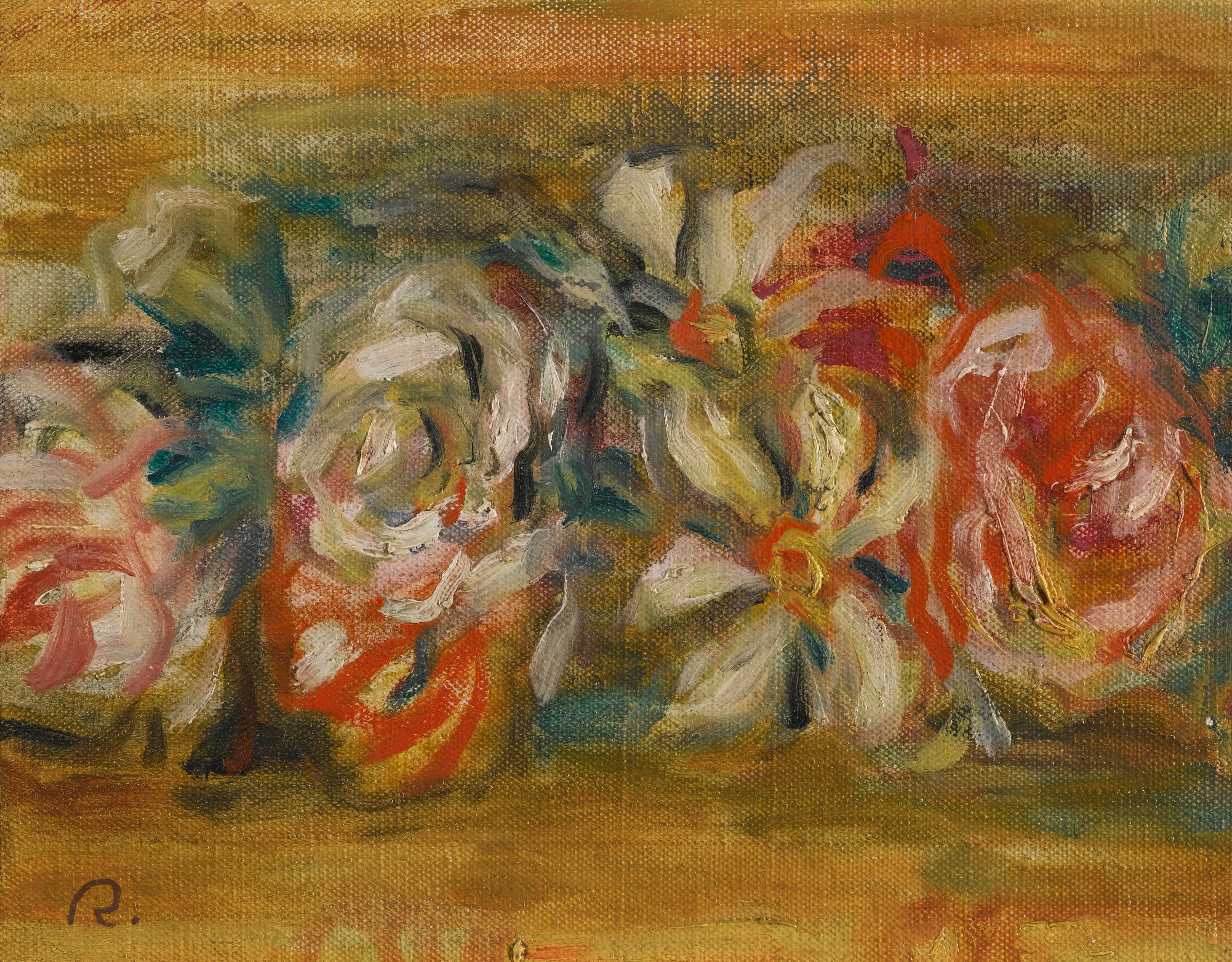 《花码头》（Flower Pier）｜皮埃尔-奥古斯特·雷诺阿 Pierre-Auguste Renoir｜不明