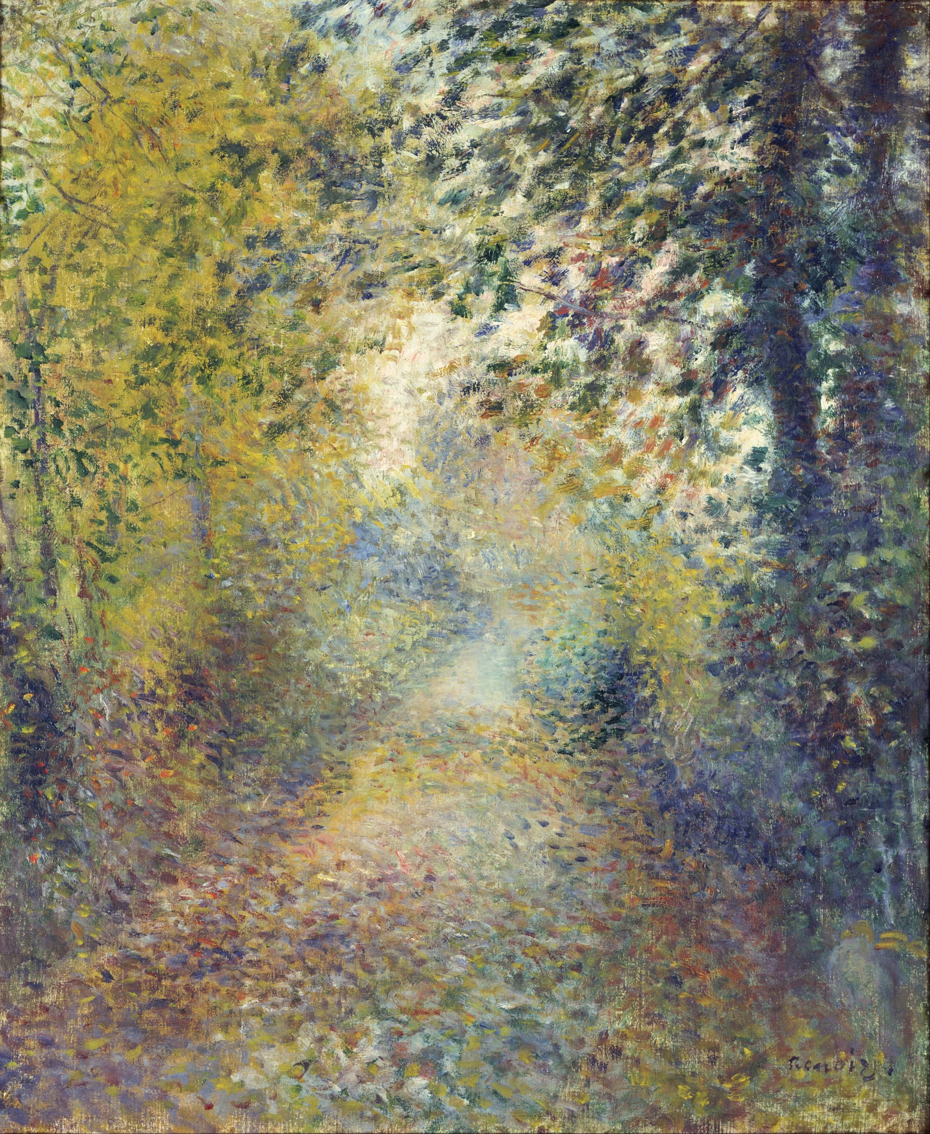 《在树林里》（In the Woods）｜皮埃尔-奥古斯特·雷诺阿 Pierre-Auguste Renoir｜不明