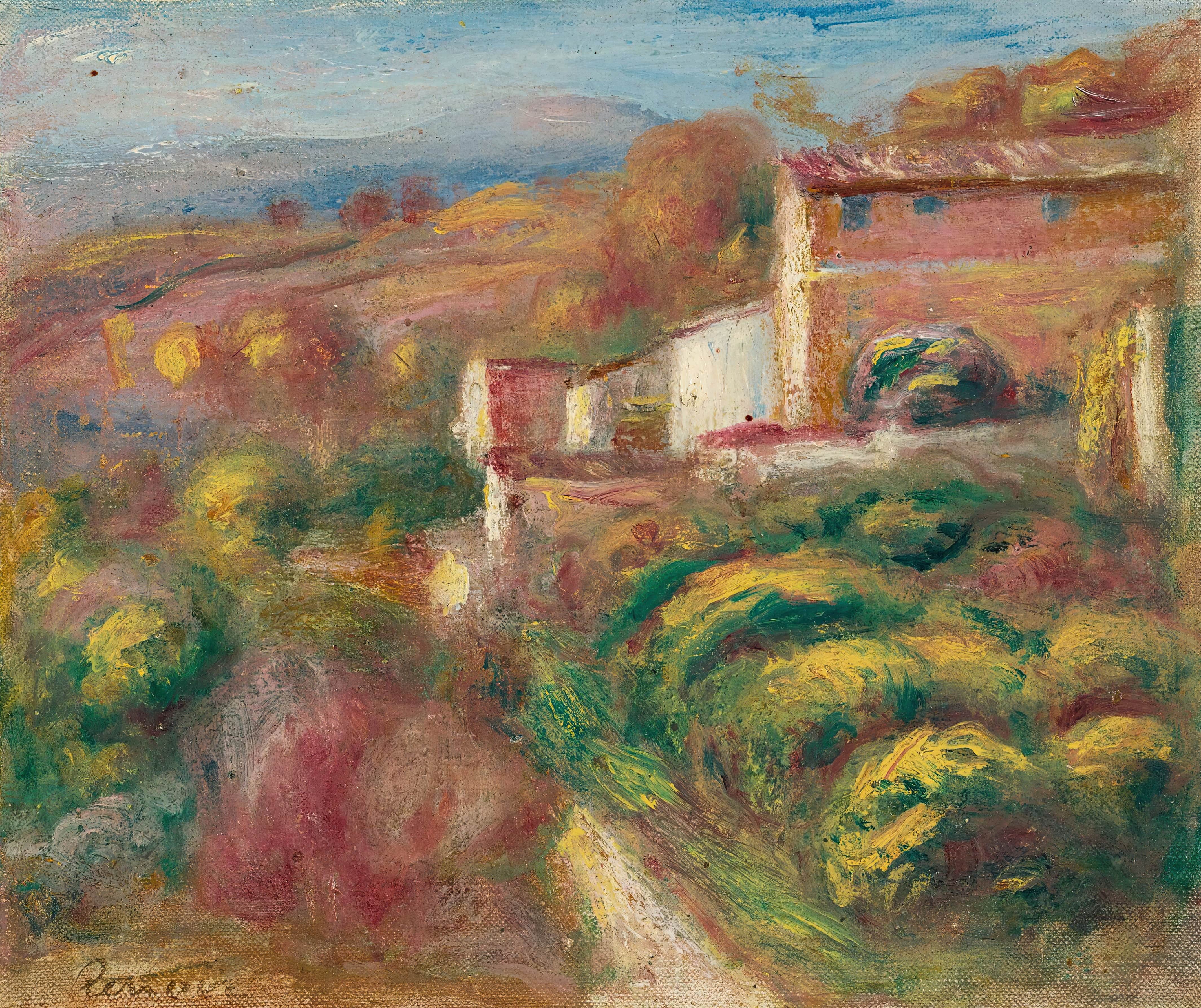 《邮局》（Post Office）｜皮埃尔-奥古斯特·雷诺阿 Pierre-Auguste Renoir｜不明
