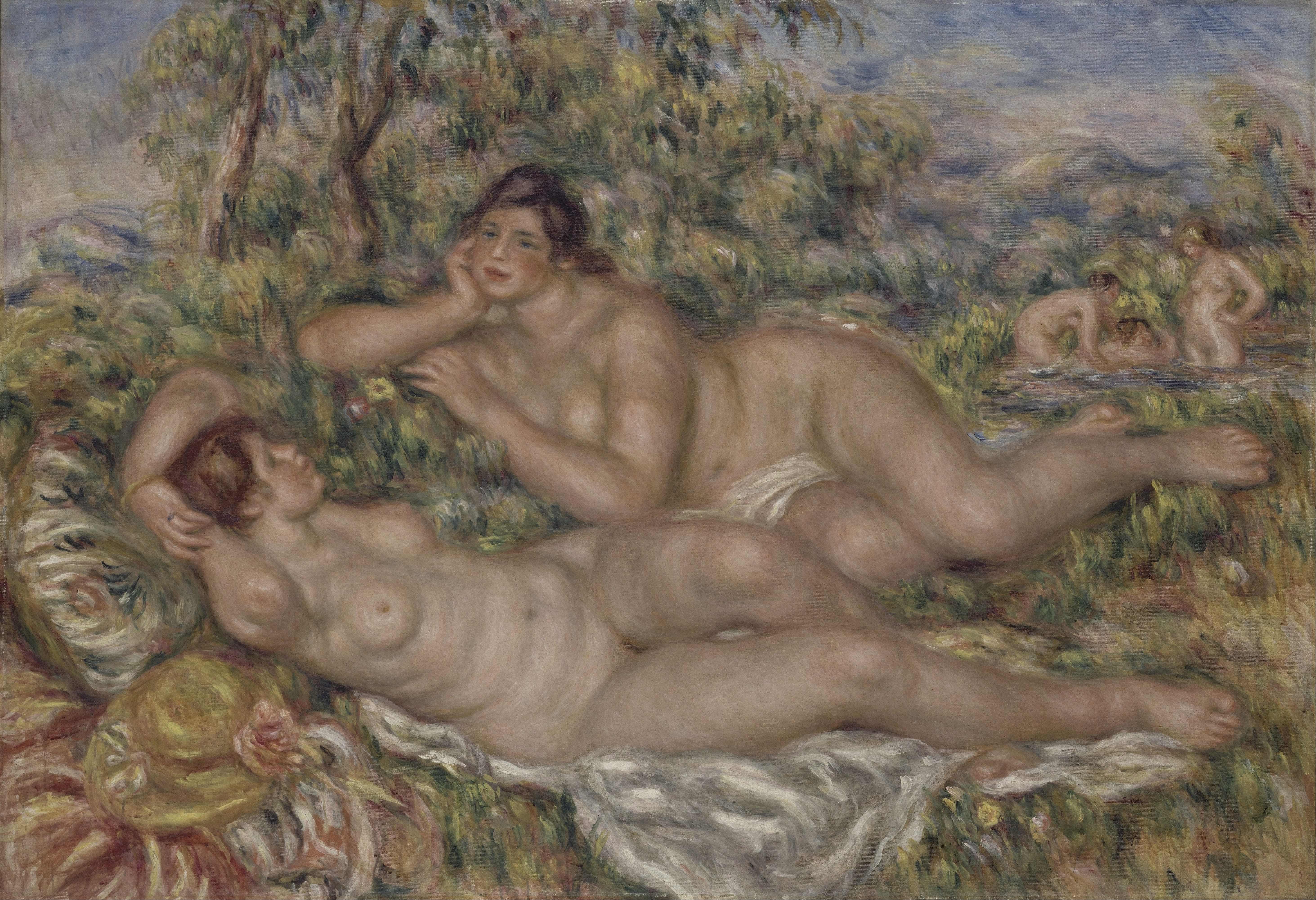 《沐浴者》（The Bathers）｜皮埃尔-奥古斯特·雷诺阿 Pierre-Auguste Renoir｜不明