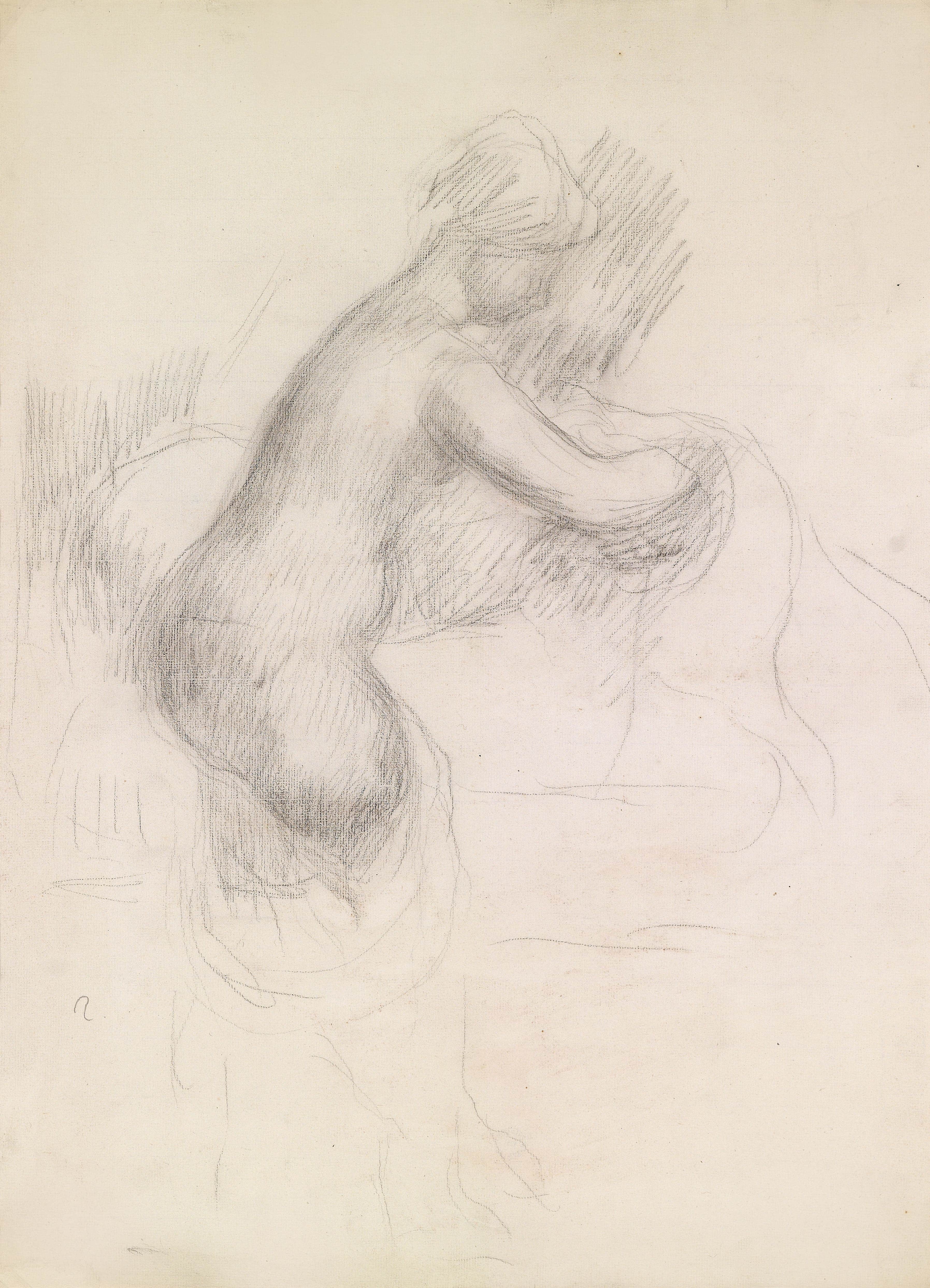 《厕所》（The Toilet）｜皮埃尔-奥古斯特·雷诺阿 Pierre-Auguste Renoir｜不明
