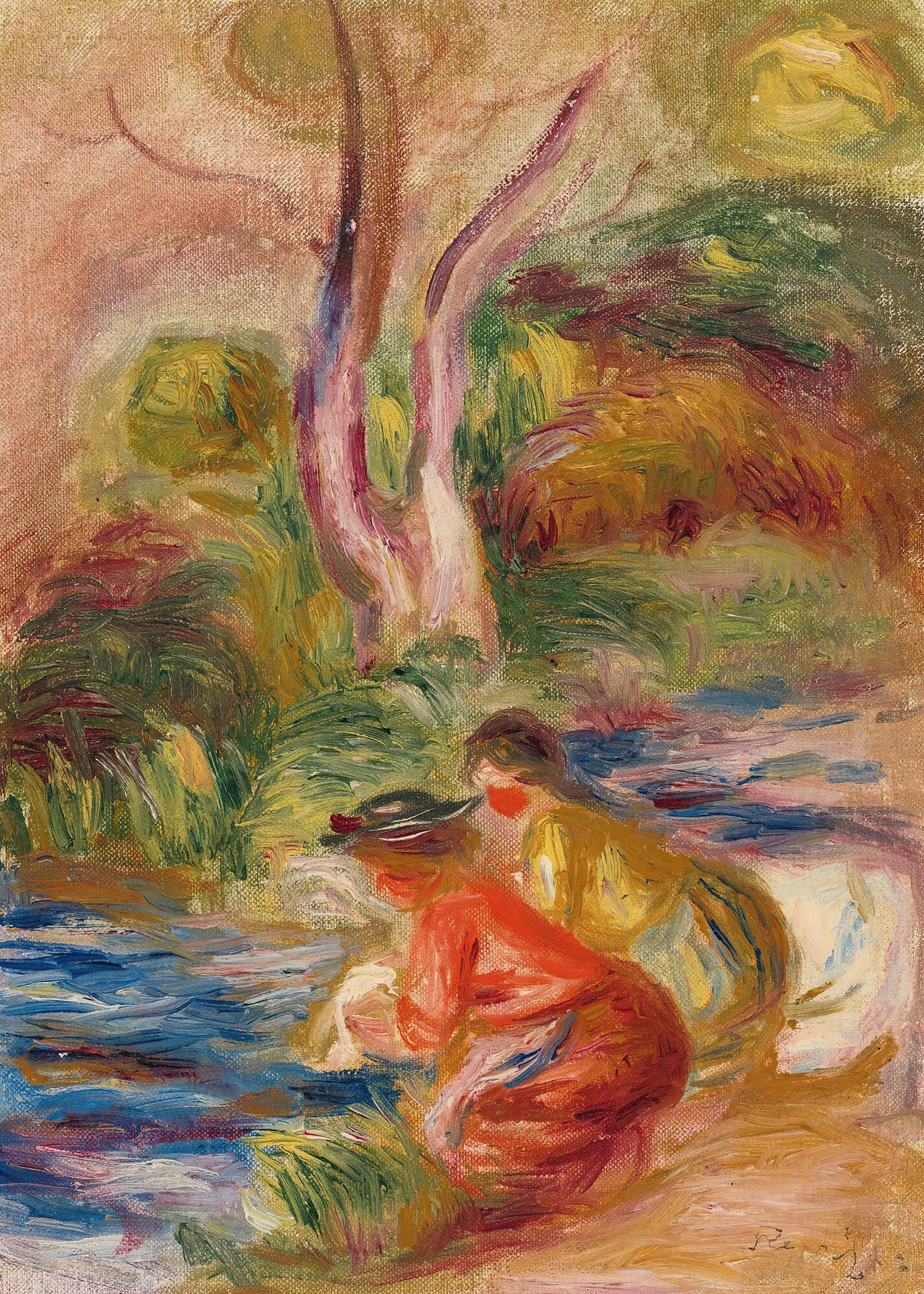 《垫圈》（The Washers）｜皮埃尔-奥古斯特·雷诺阿 Pierre-Auguste Renoir｜不明