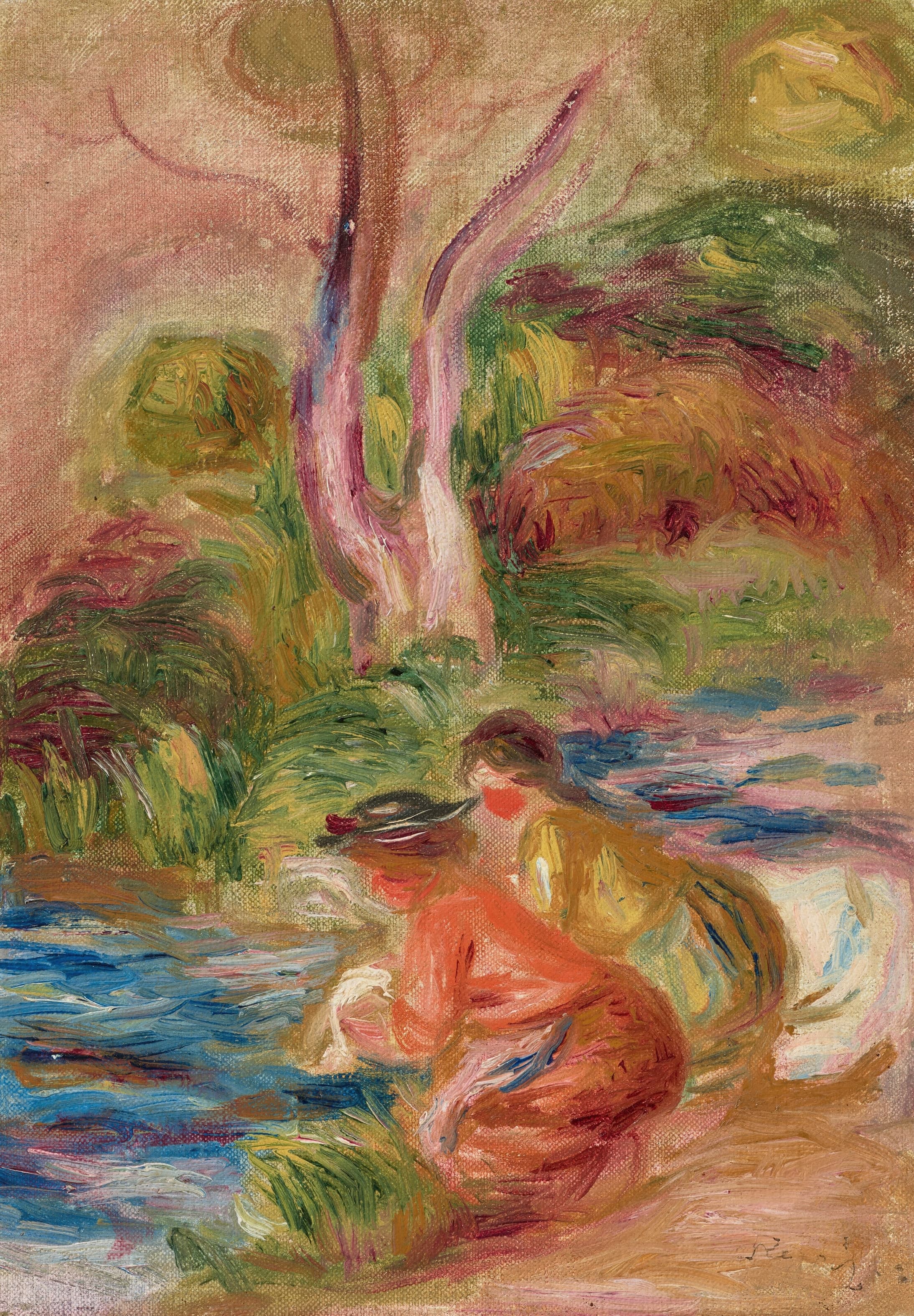《垫圈》（The Washers）｜皮埃尔-奥古斯特·雷诺阿 Pierre-Auguste Renoir｜不明