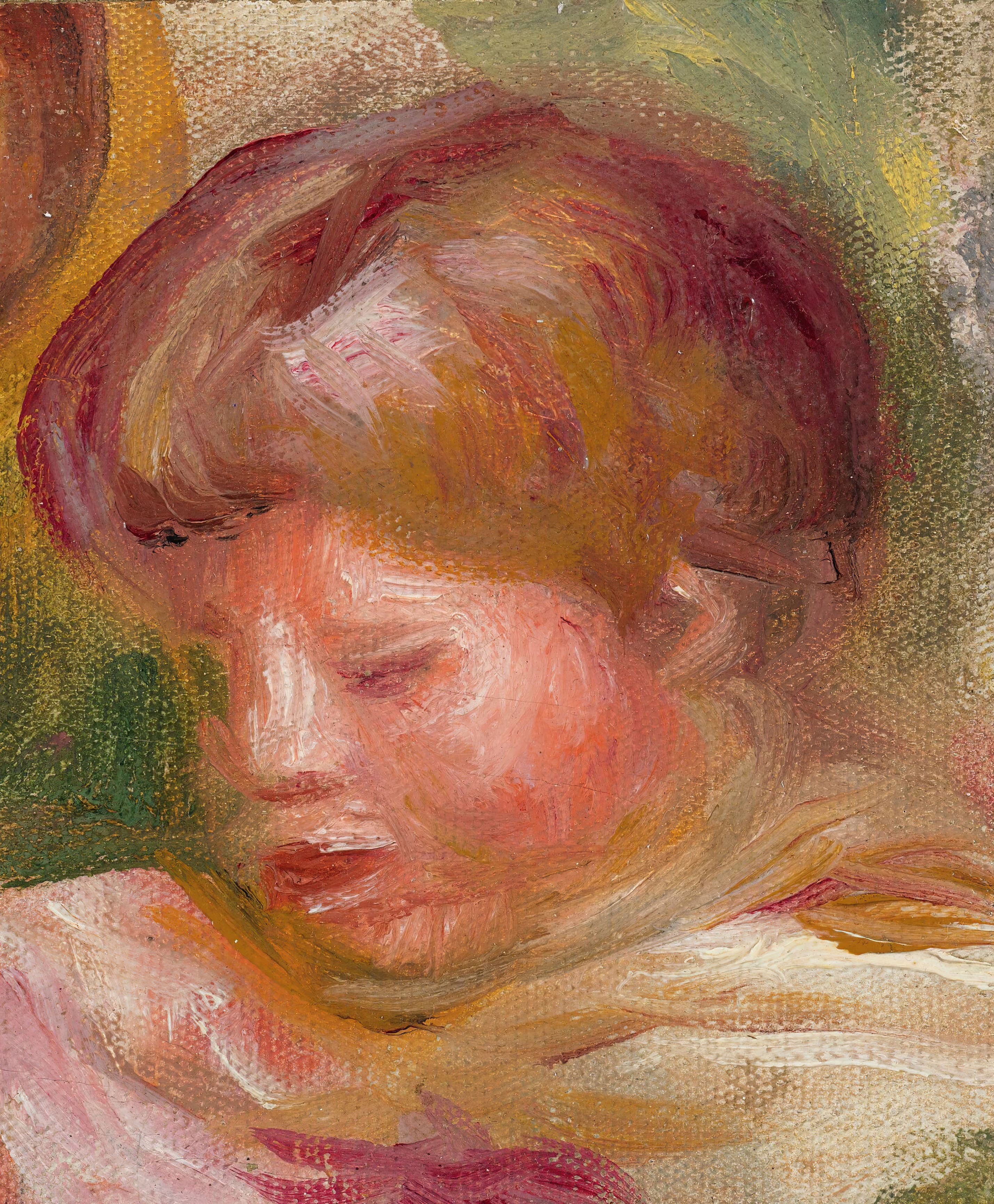 《女人的头》（Woman's Head）｜皮埃尔-奥古斯特·雷诺阿 Pierre-Auguste Renoir｜不明
