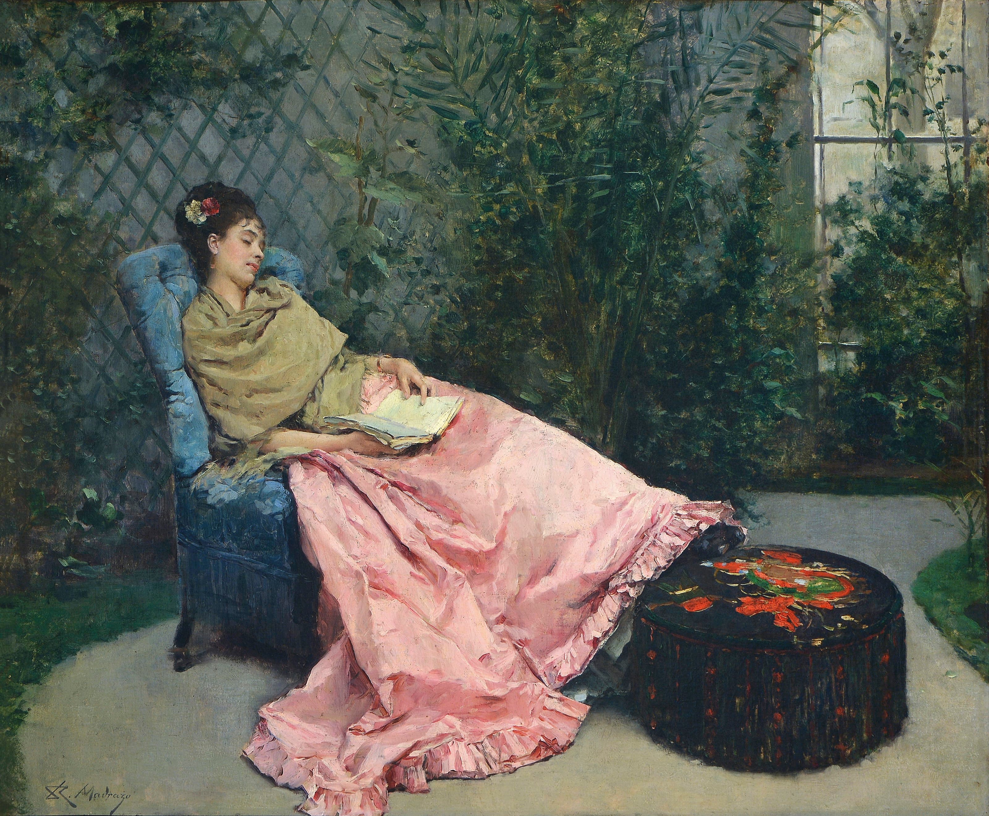 《午休》（siesta）｜雷蒙多·德·马德拉索 Raimundo de Madrazo y Garreta｜不明