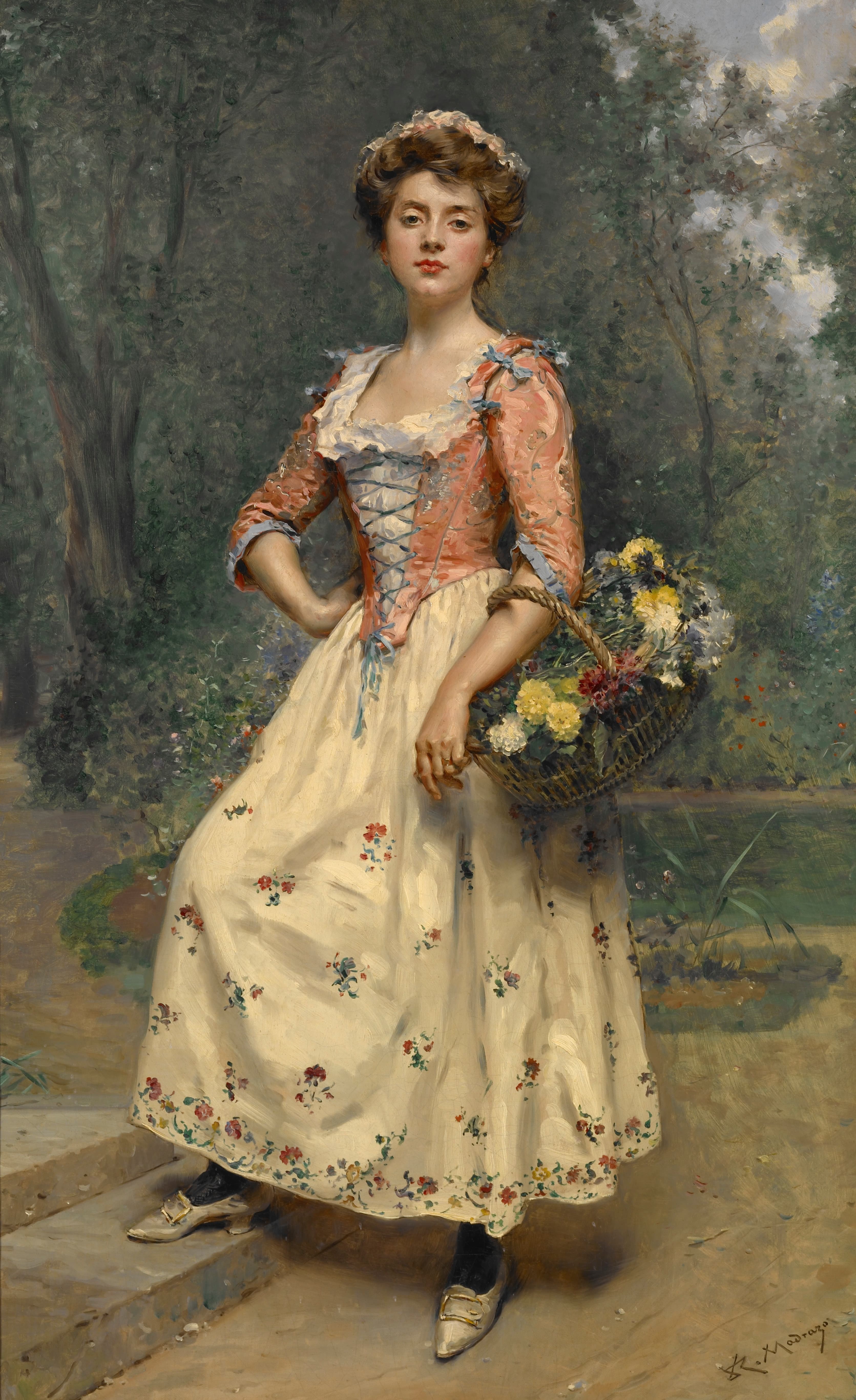 《春天的美丽》（spring beauty）｜雷蒙多·德·马德拉索 Raimundo de Madrazo y Garreta｜不明