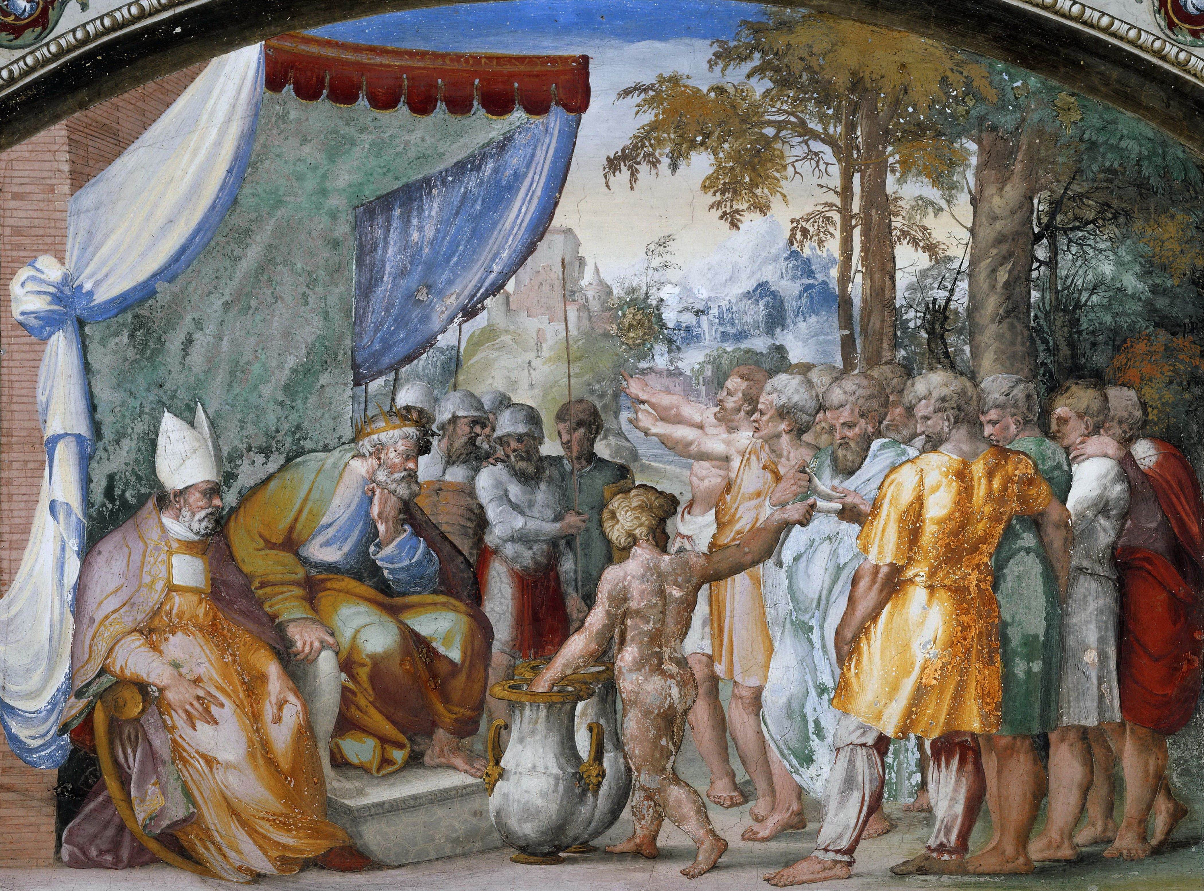 《应许之地的分配》（The Division of the Promised Land）｜拉斐尔 Raphael｜1518–1519