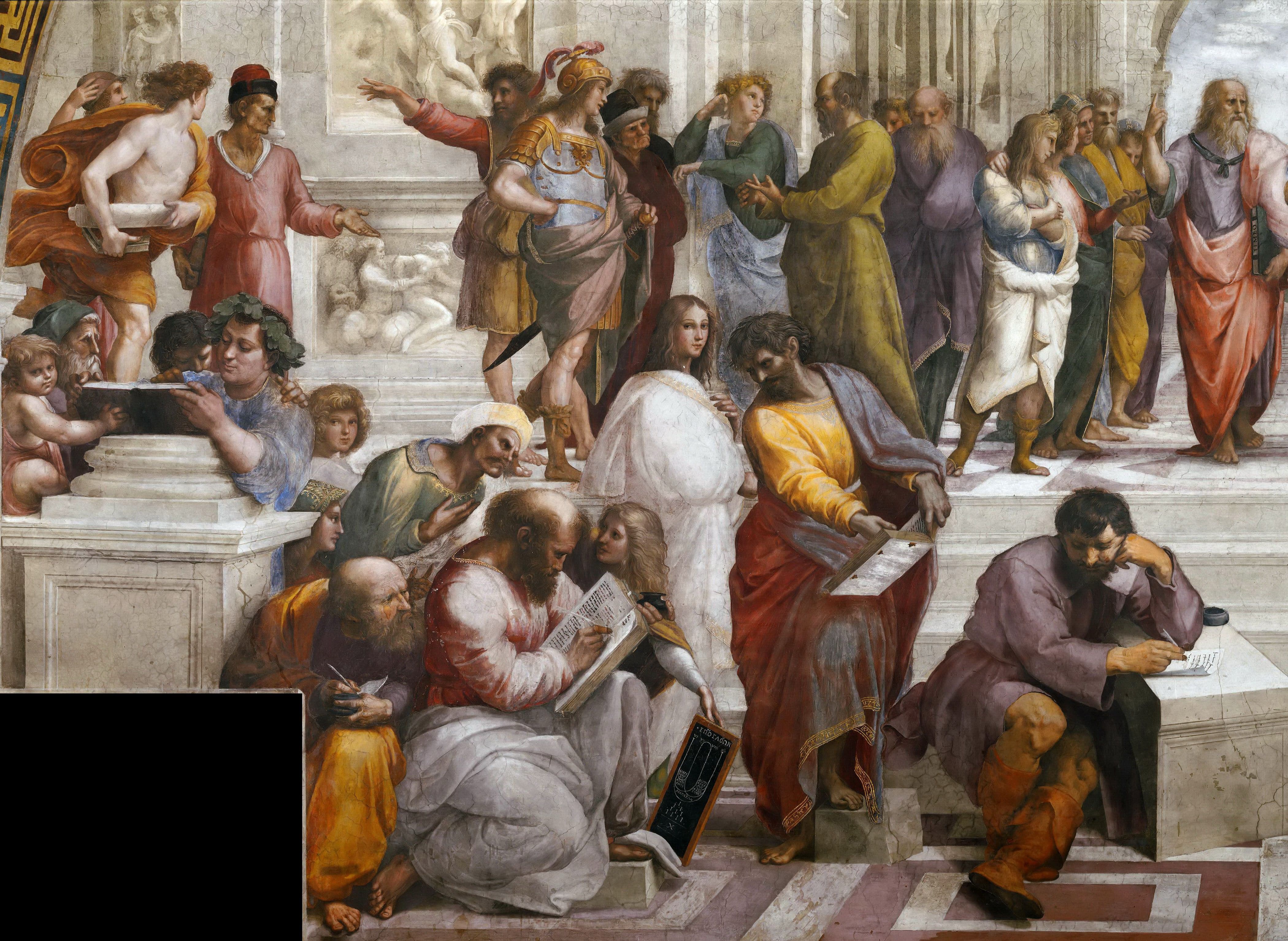 《雅典学院》（The School of Athens）｜拉斐尔 Raphael｜1511