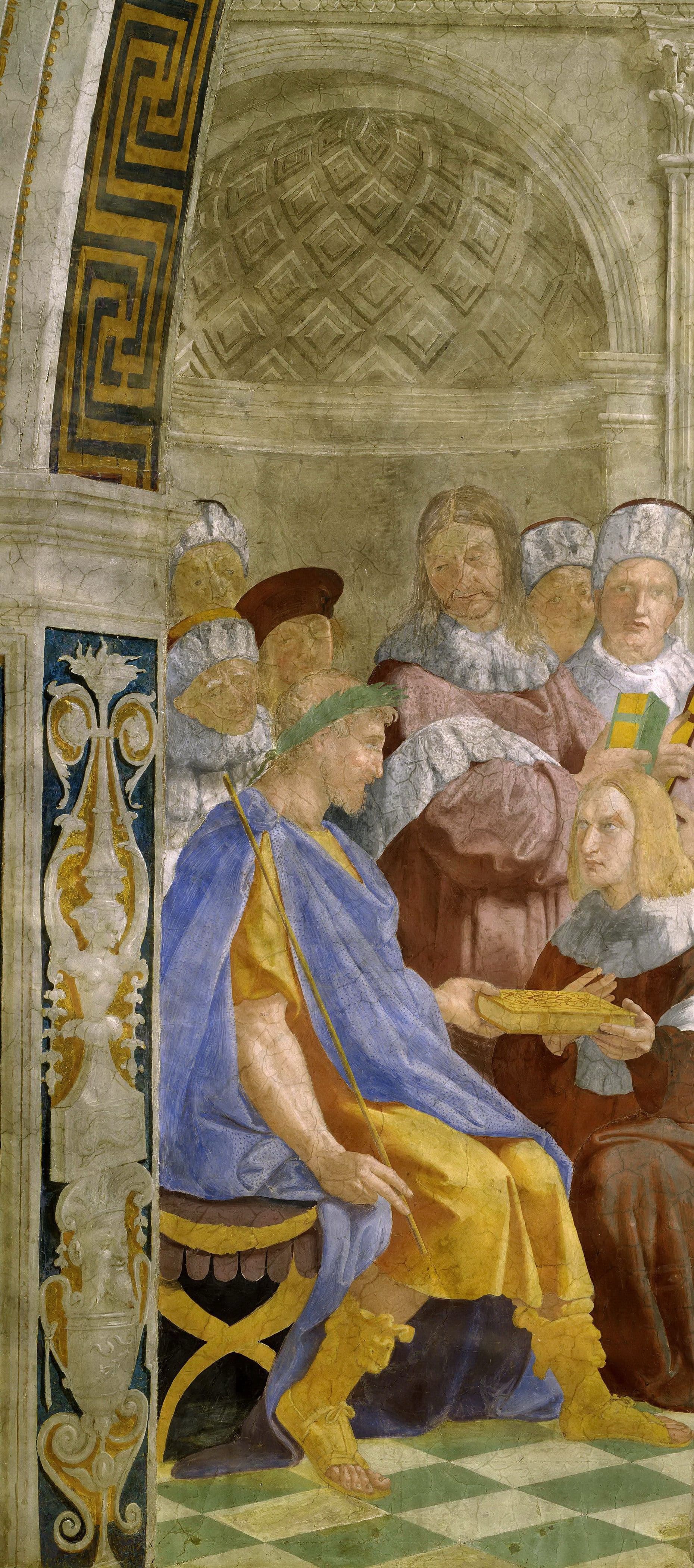 《拉斐尔房间人物局部》（Figure from the Raphael Rooms）｜拉斐尔 Raphael｜约1509–1517