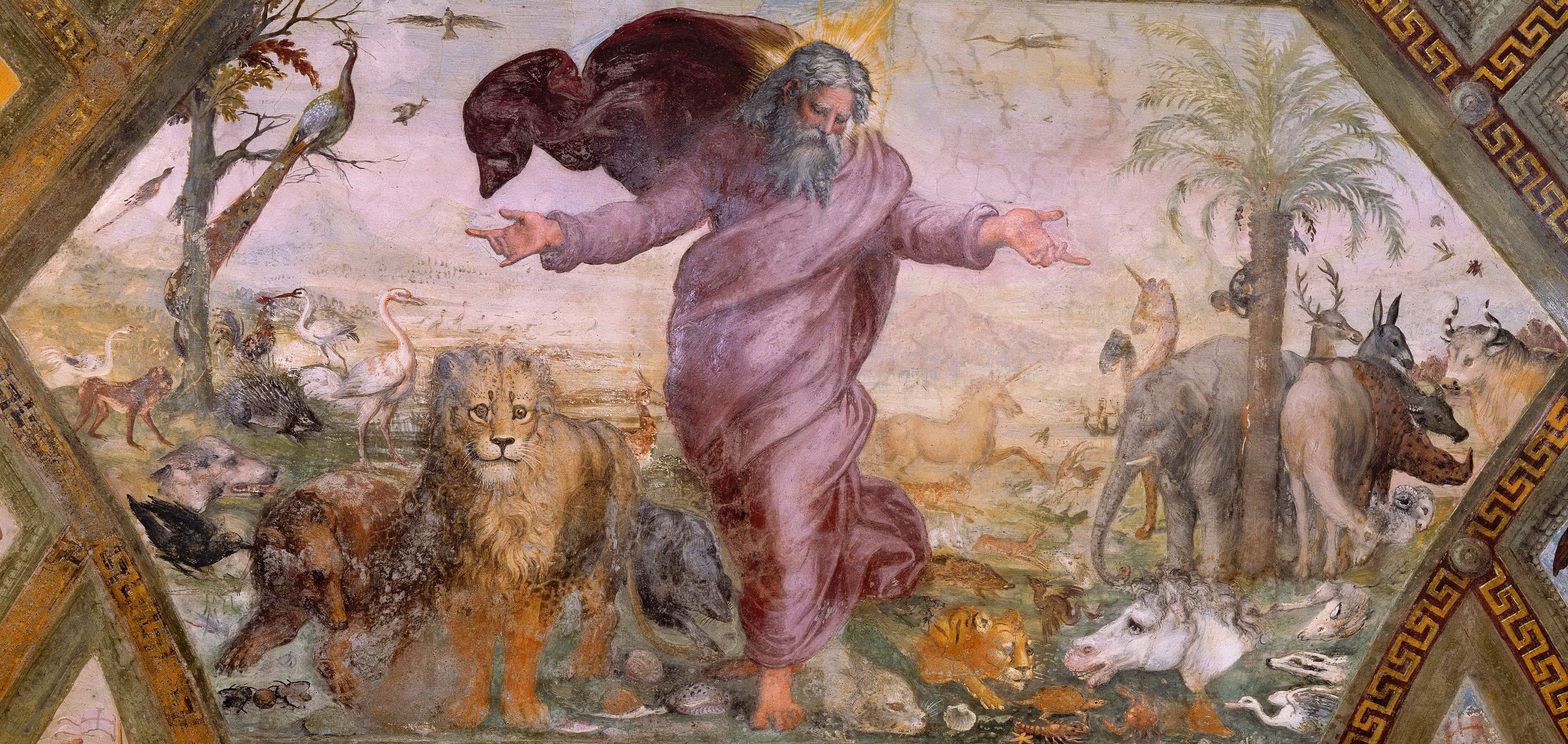 《创造动物》（The Creation of the Animals）｜拉斐尔 Raphael｜1519