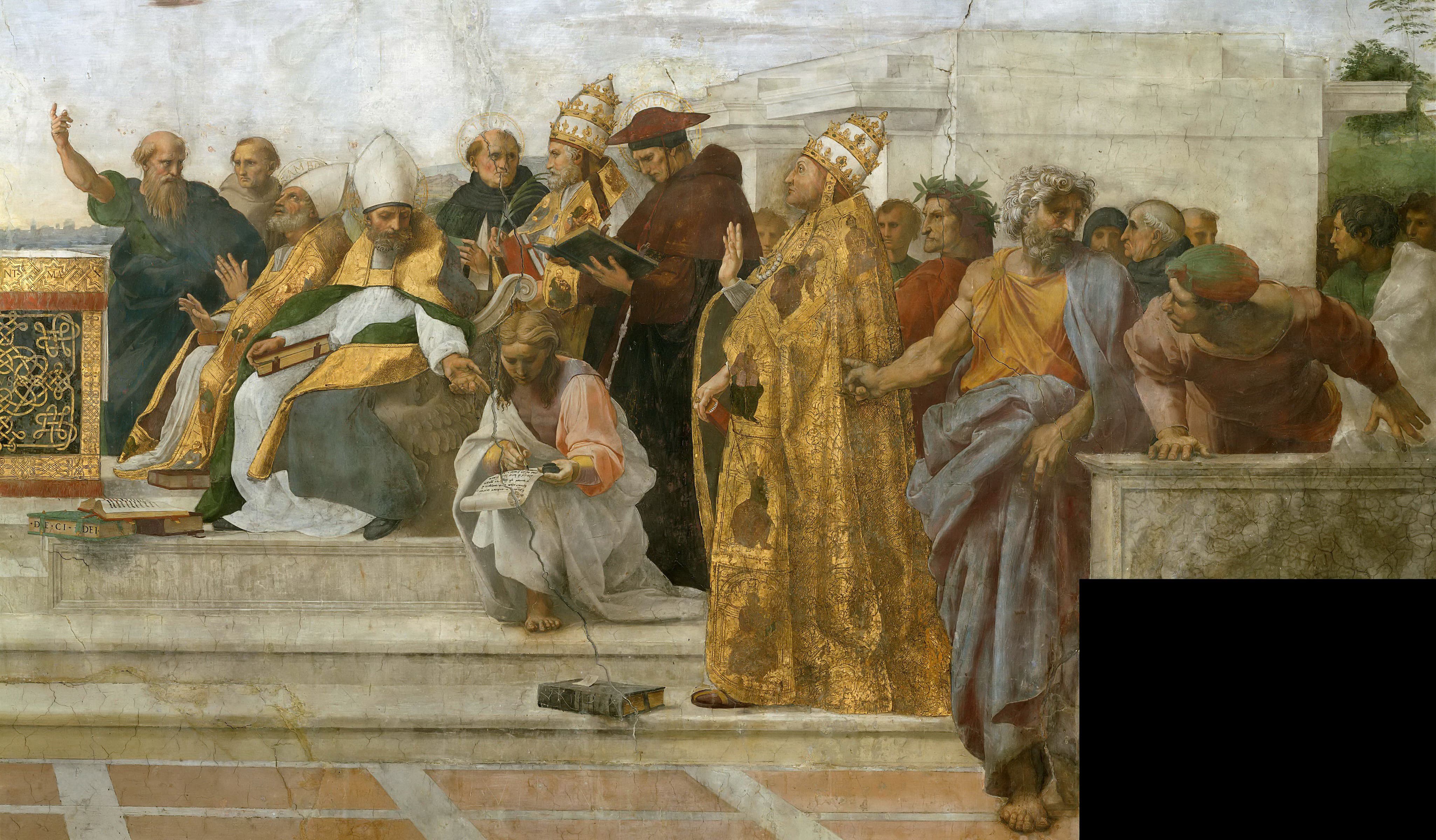 《拉斐尔柱廊圣经场景》（Biblical Scene from the Raphael Loggia）｜拉斐尔 Raphael｜1518–1519