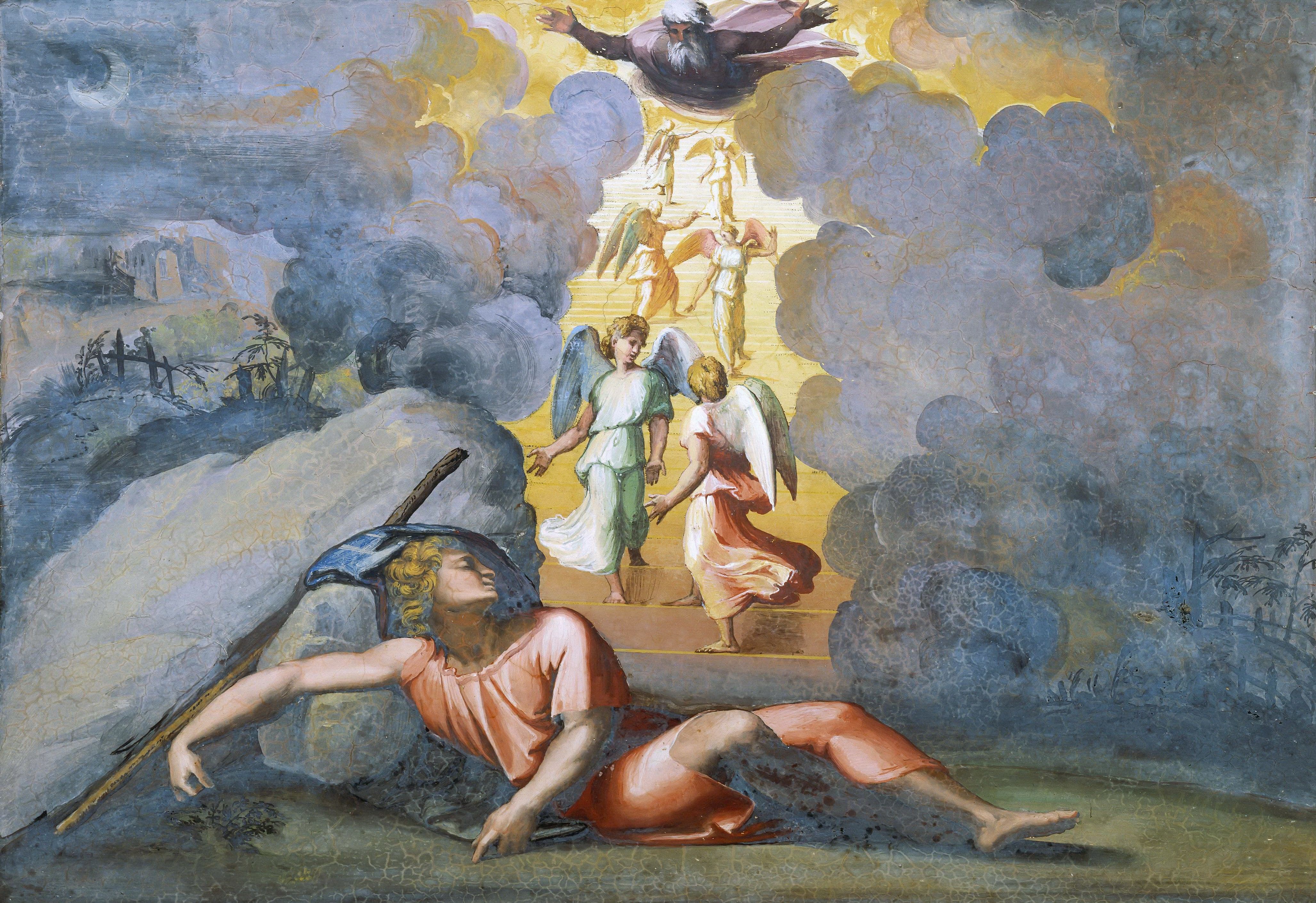 《雅各之梦》（Jacob's Dream）｜拉斐尔 Raphael｜1518