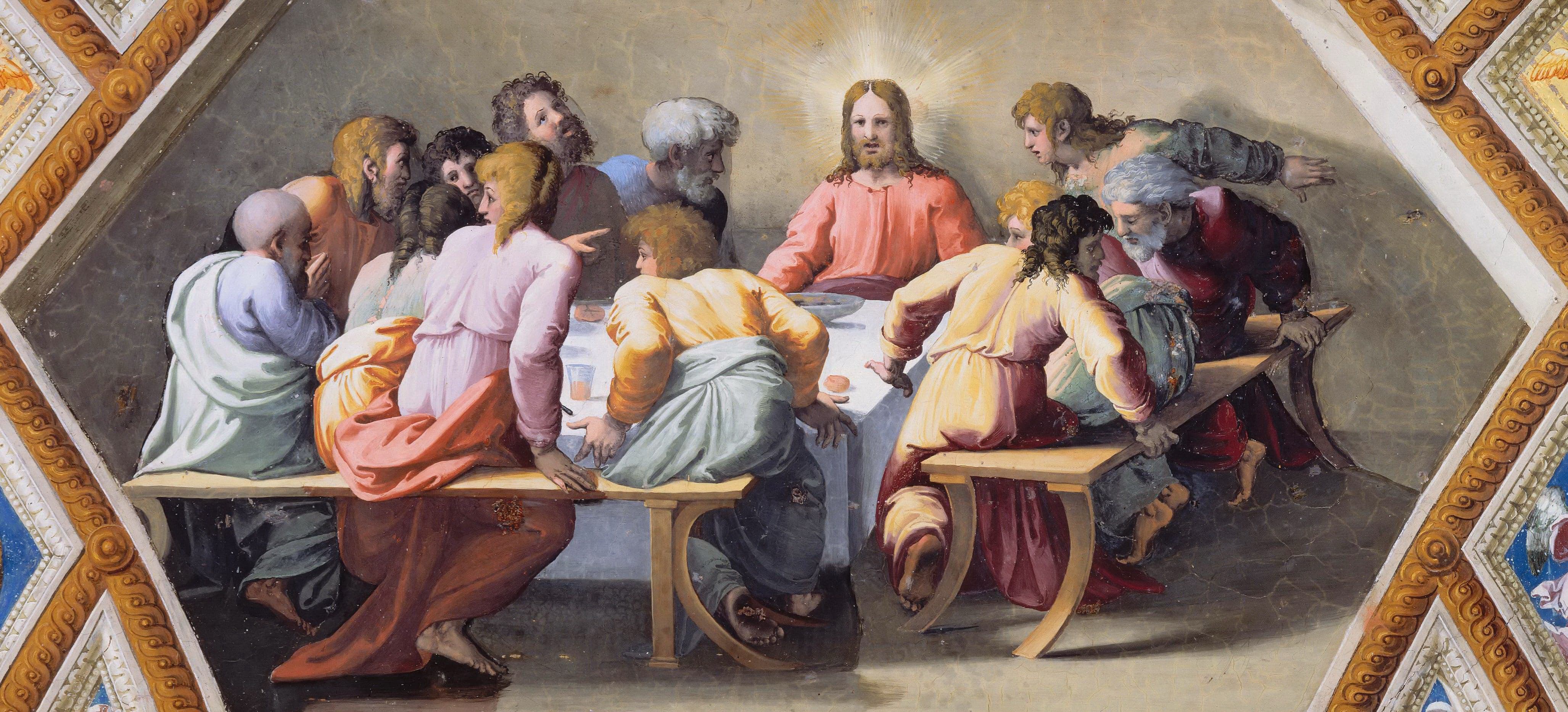 《最后的晚餐》（The Last Supper）｜拉斐尔 Raphael｜1518–1519