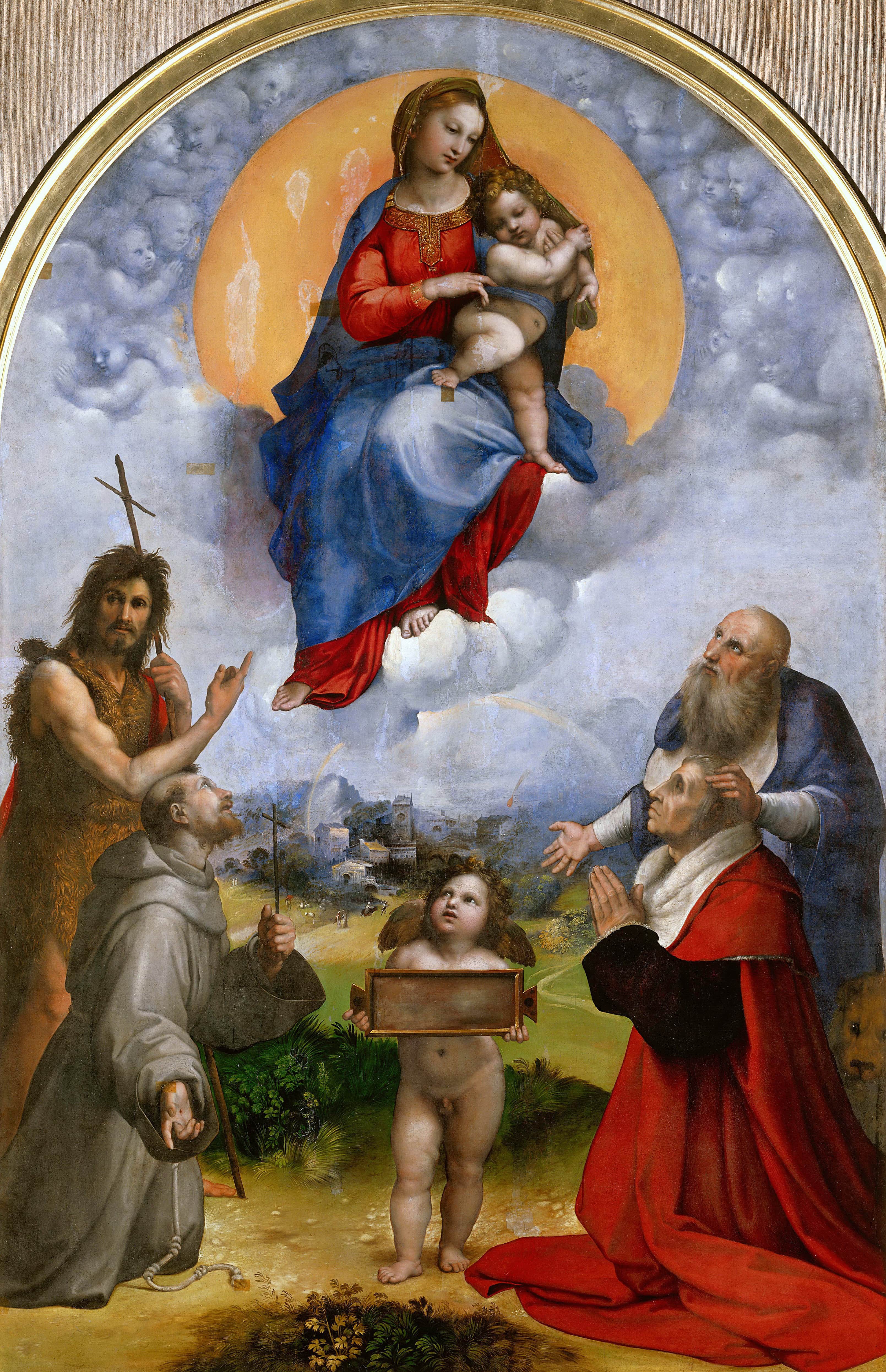《福利尼奥圣母》（The Madonna of Foligno）｜拉斐尔 Raphael｜1512