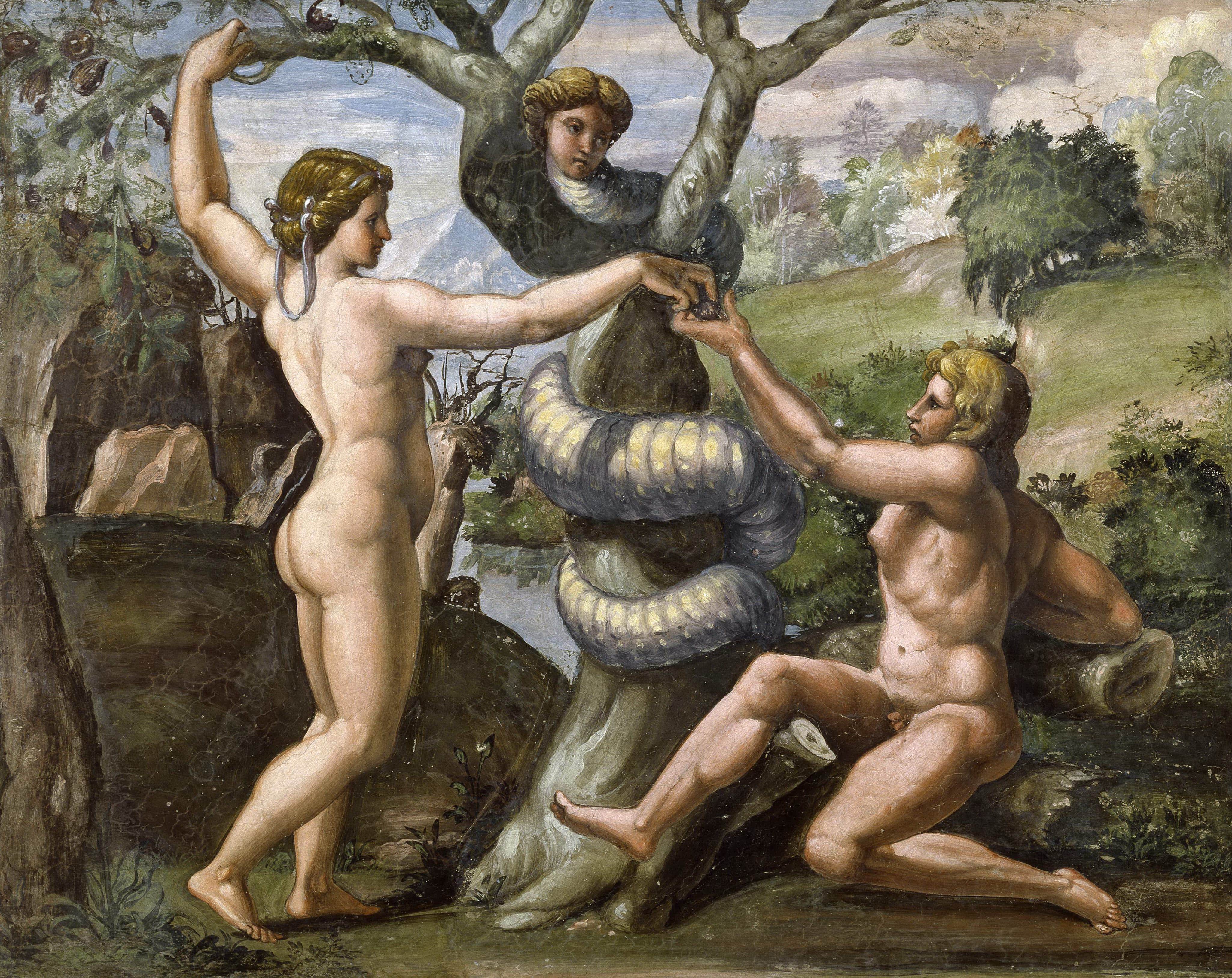 《人类的堕落》（The Fall of Man）｜拉斐尔 Raphael｜1518–1519