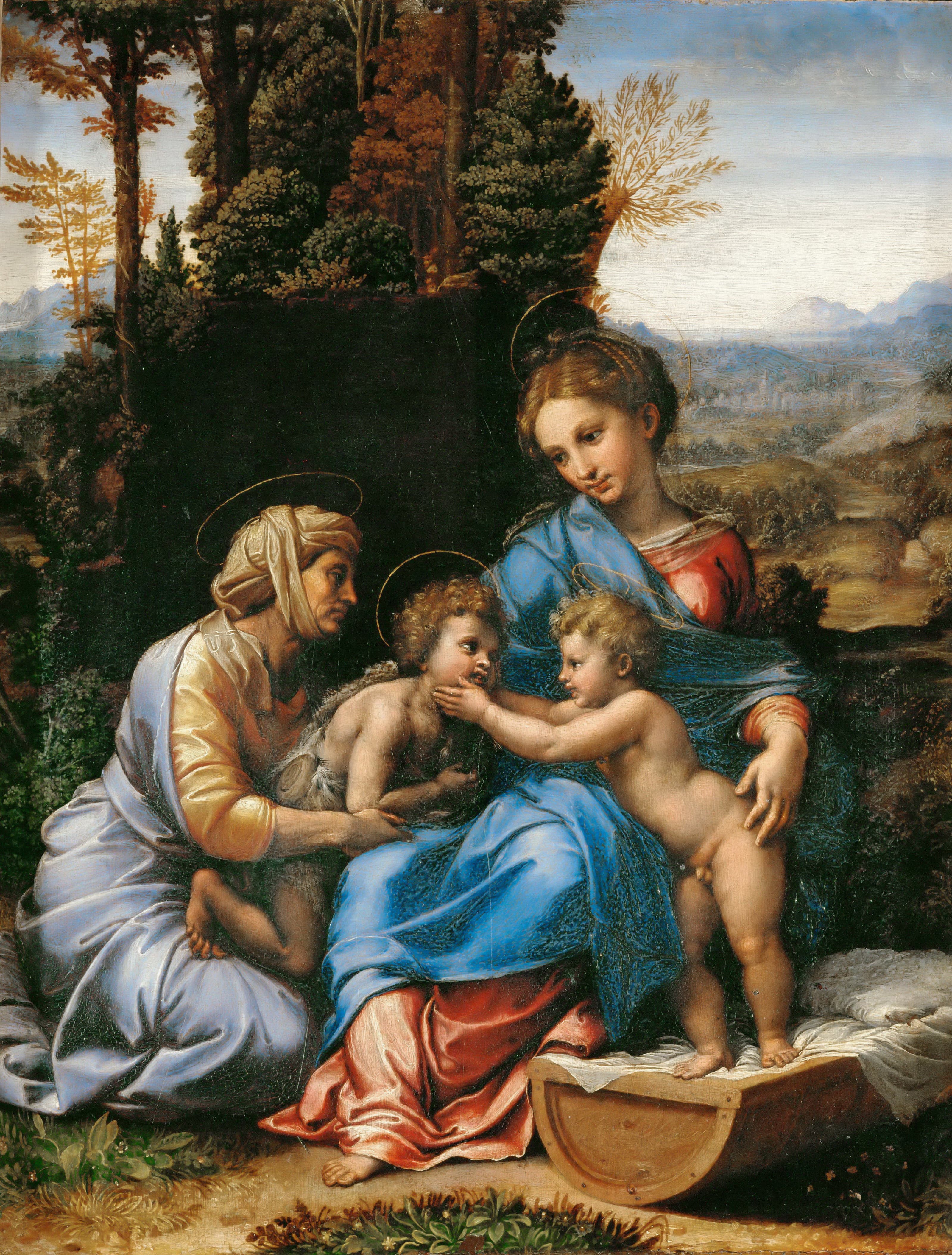 《阿尼奥洛·多尼肖像》（Portrait of Agnolo Doni）｜拉斐尔 Raphael｜1506