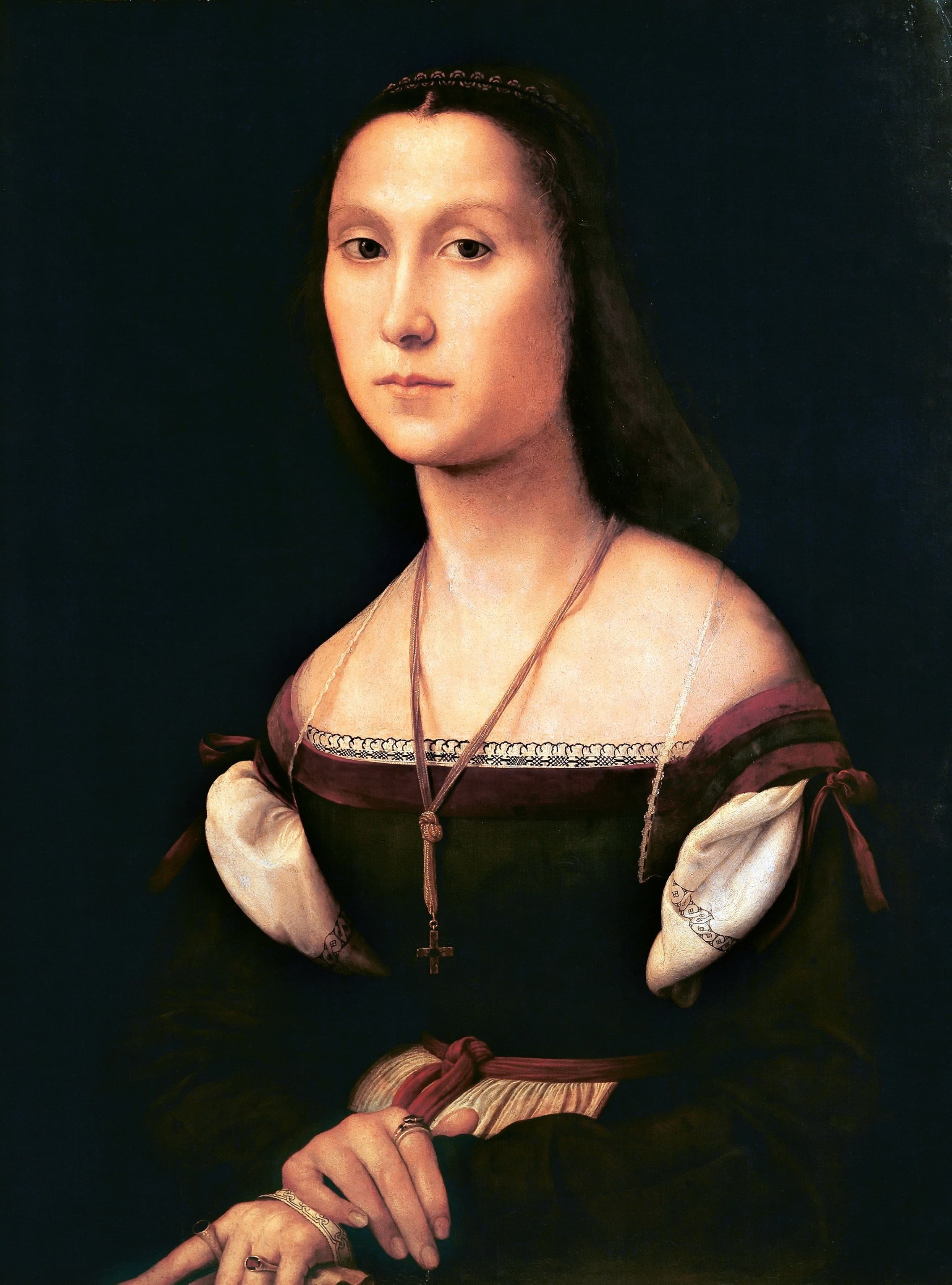 《女子肖像：沉默者》（Portrait of a Woman (La Muta)）｜拉斐尔 Raphael｜1507